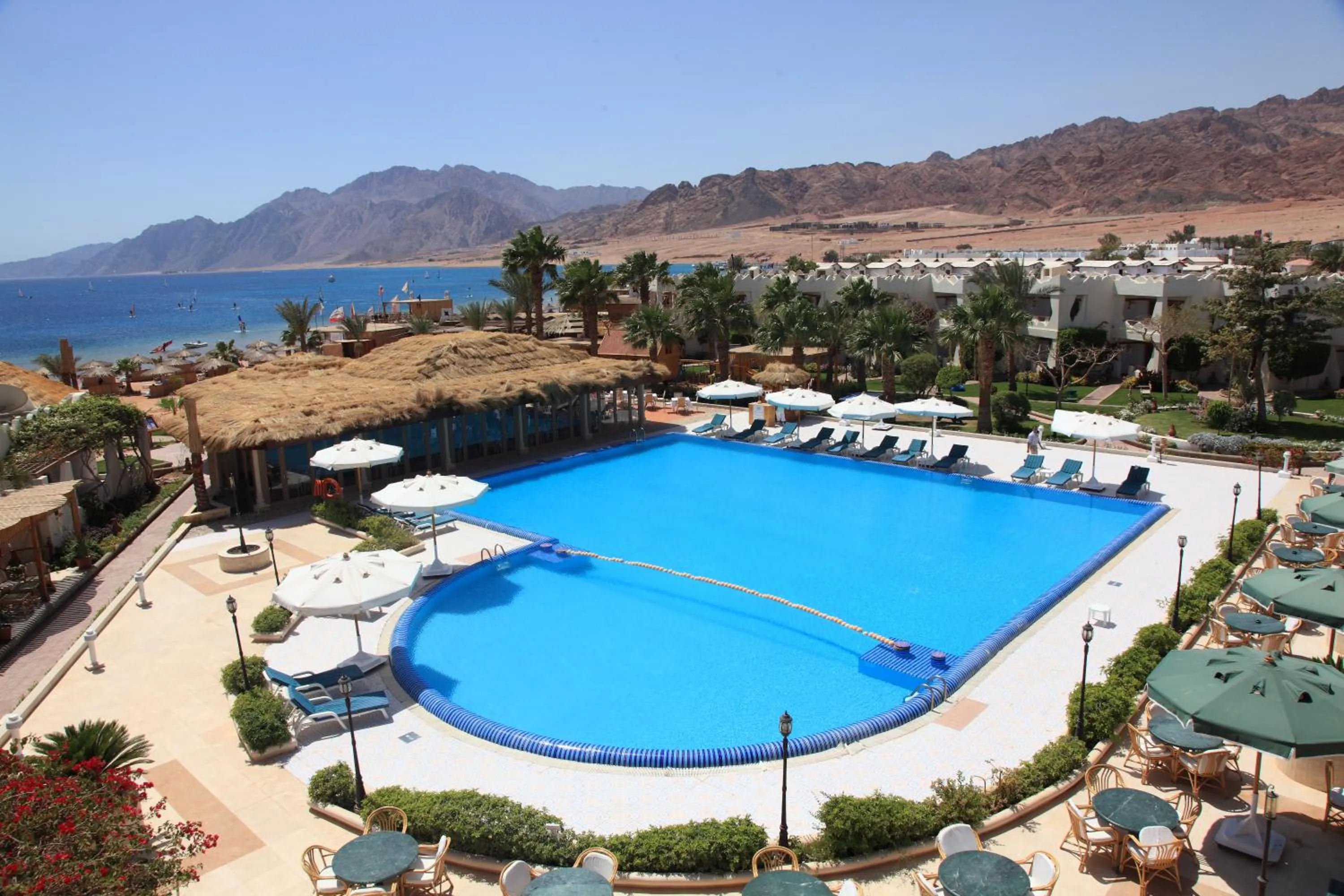 Pool view in Swiss Inn Resort Dahab