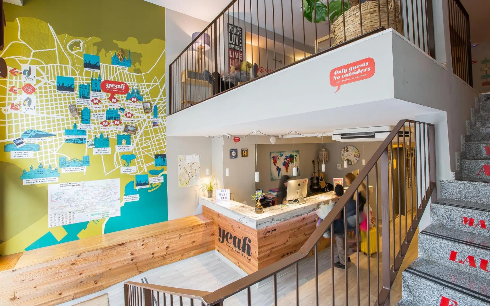 Lobby or reception in Yeah Barcelona Hostel