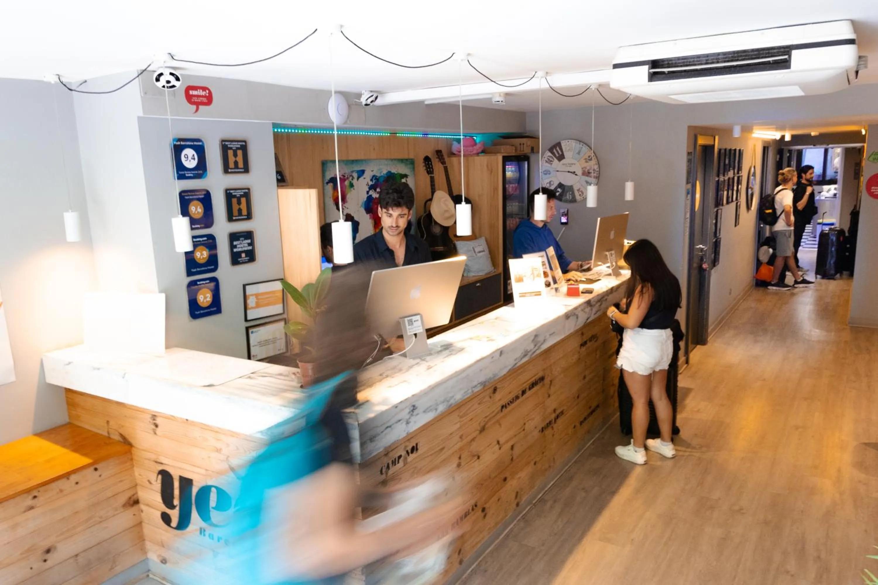 Lobby or reception in Yeah Barcelona Hostel