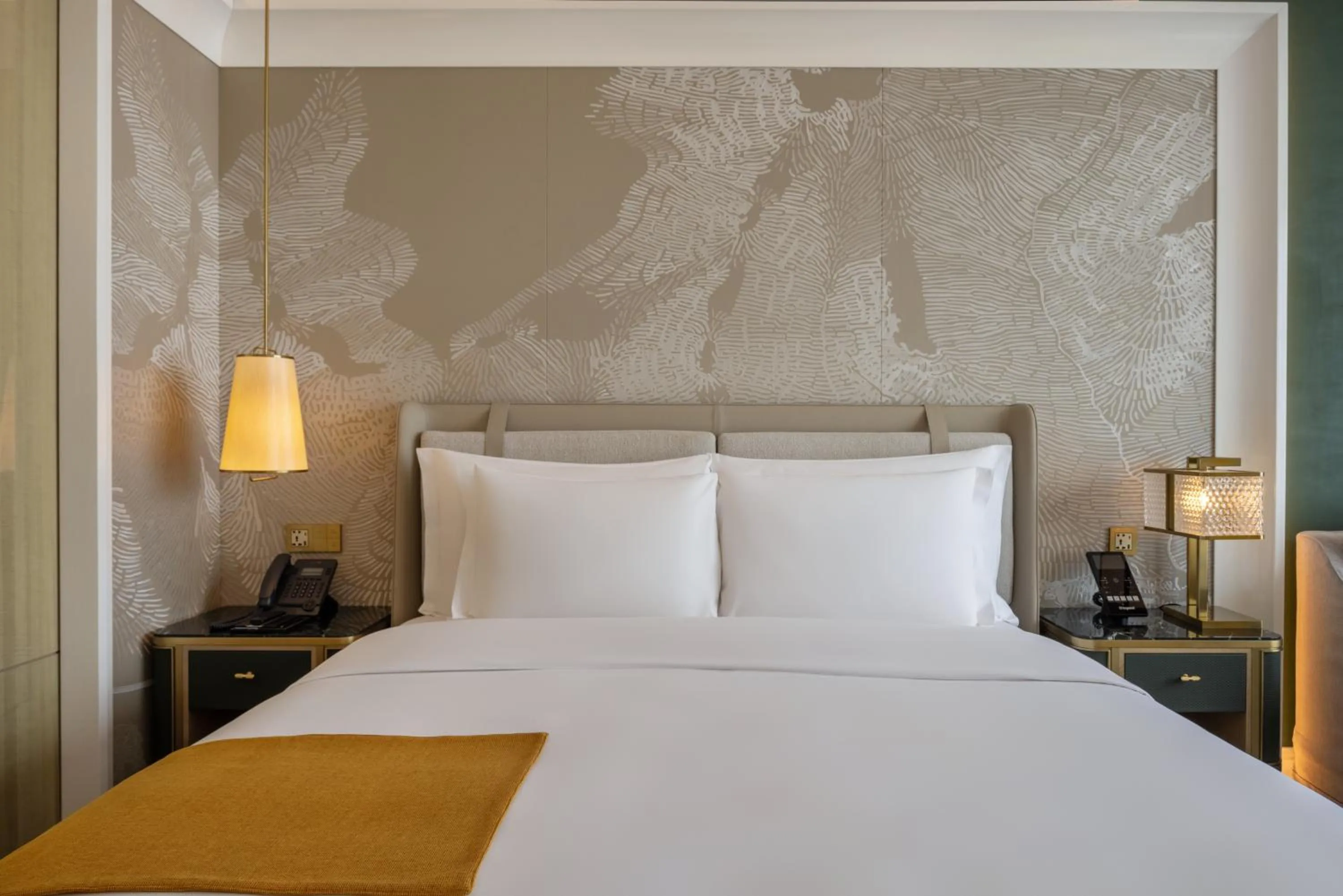 Bed in Fleuve Congo Hotel By Blazon Hotels