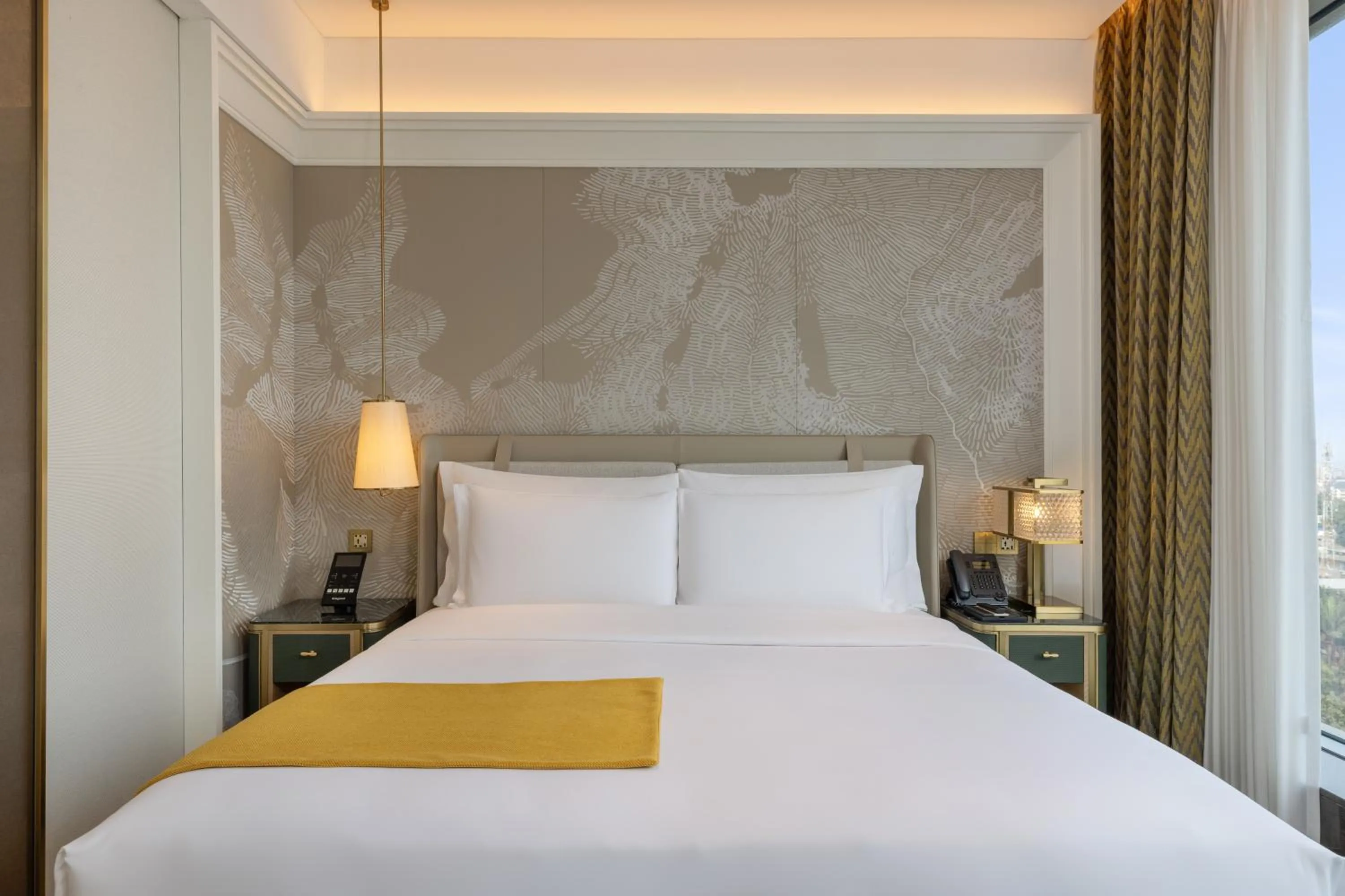 Bed in Fleuve Congo Hotel By Blazon Hotels