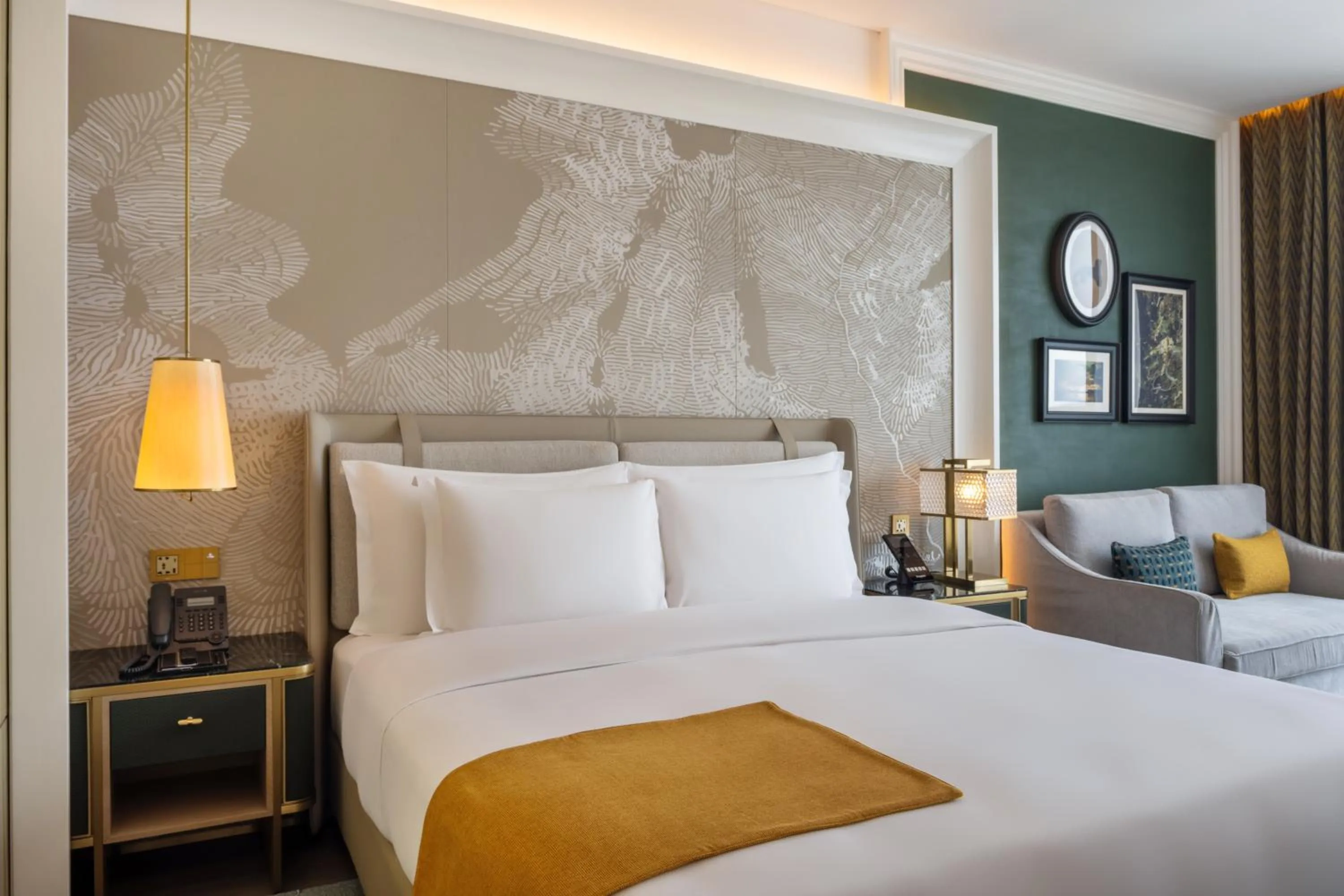 Bed in Fleuve Congo Hotel By Blazon Hotels