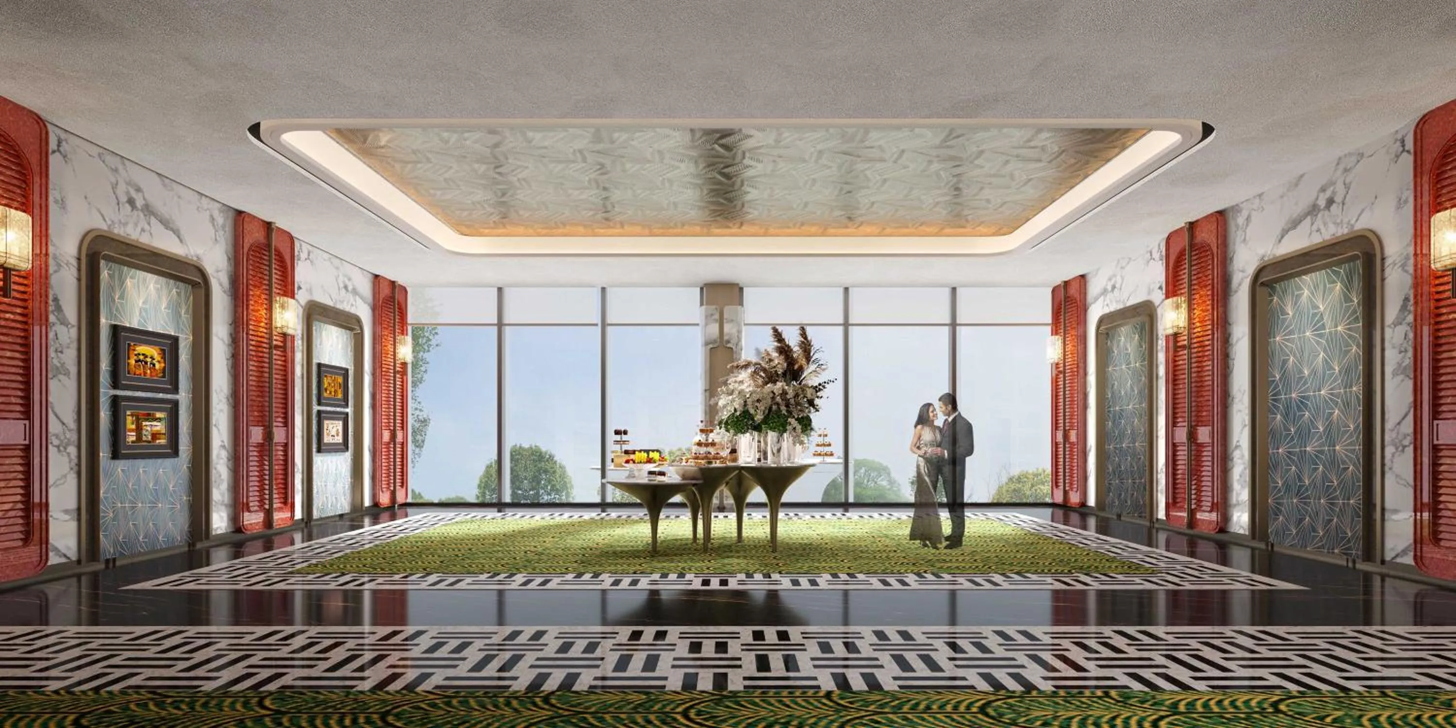 Lobby or reception in Fleuve Congo Hotel By Blazon Hotels