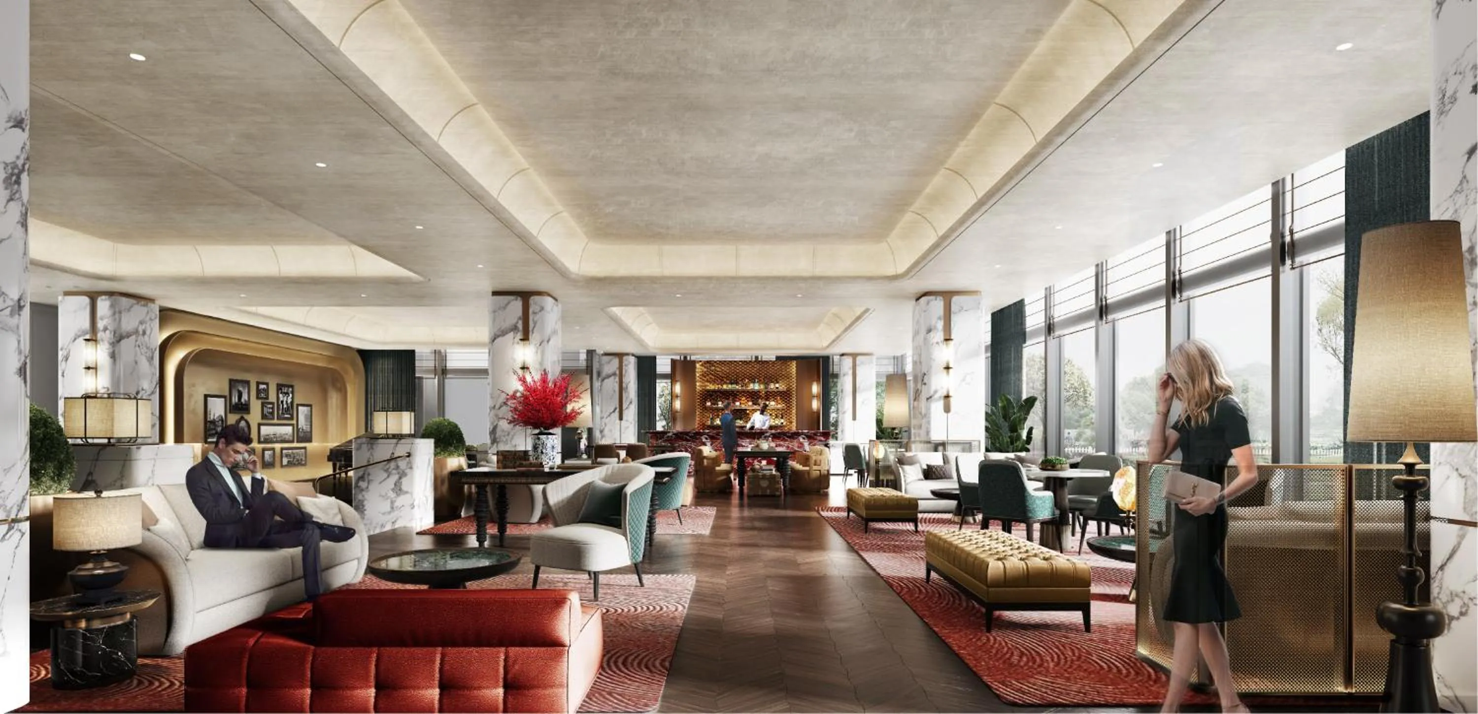 Lobby or reception in Fleuve Congo Hotel By Blazon Hotels