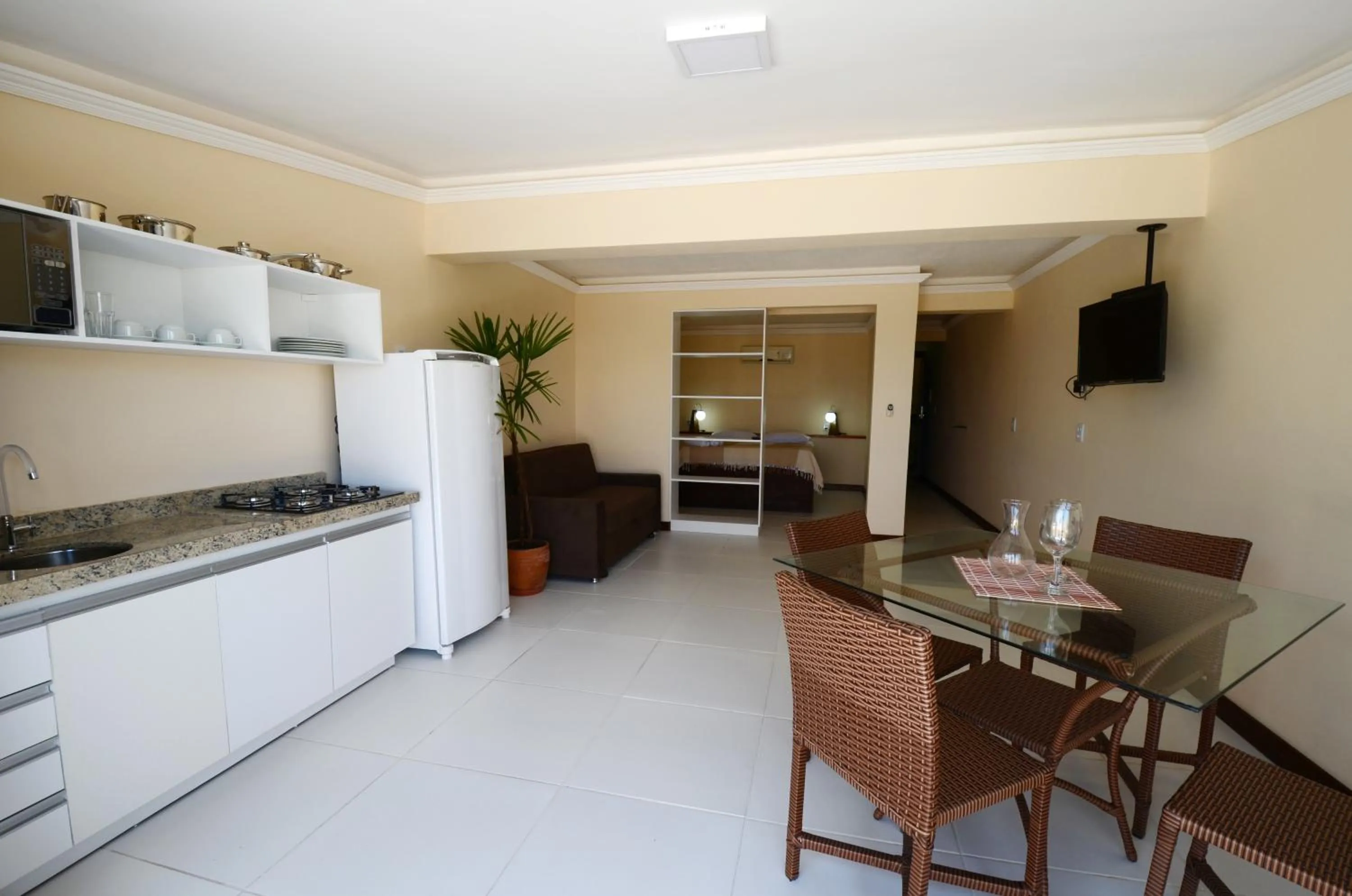 Photo of the whole room in Flat Vila 4 Amigos