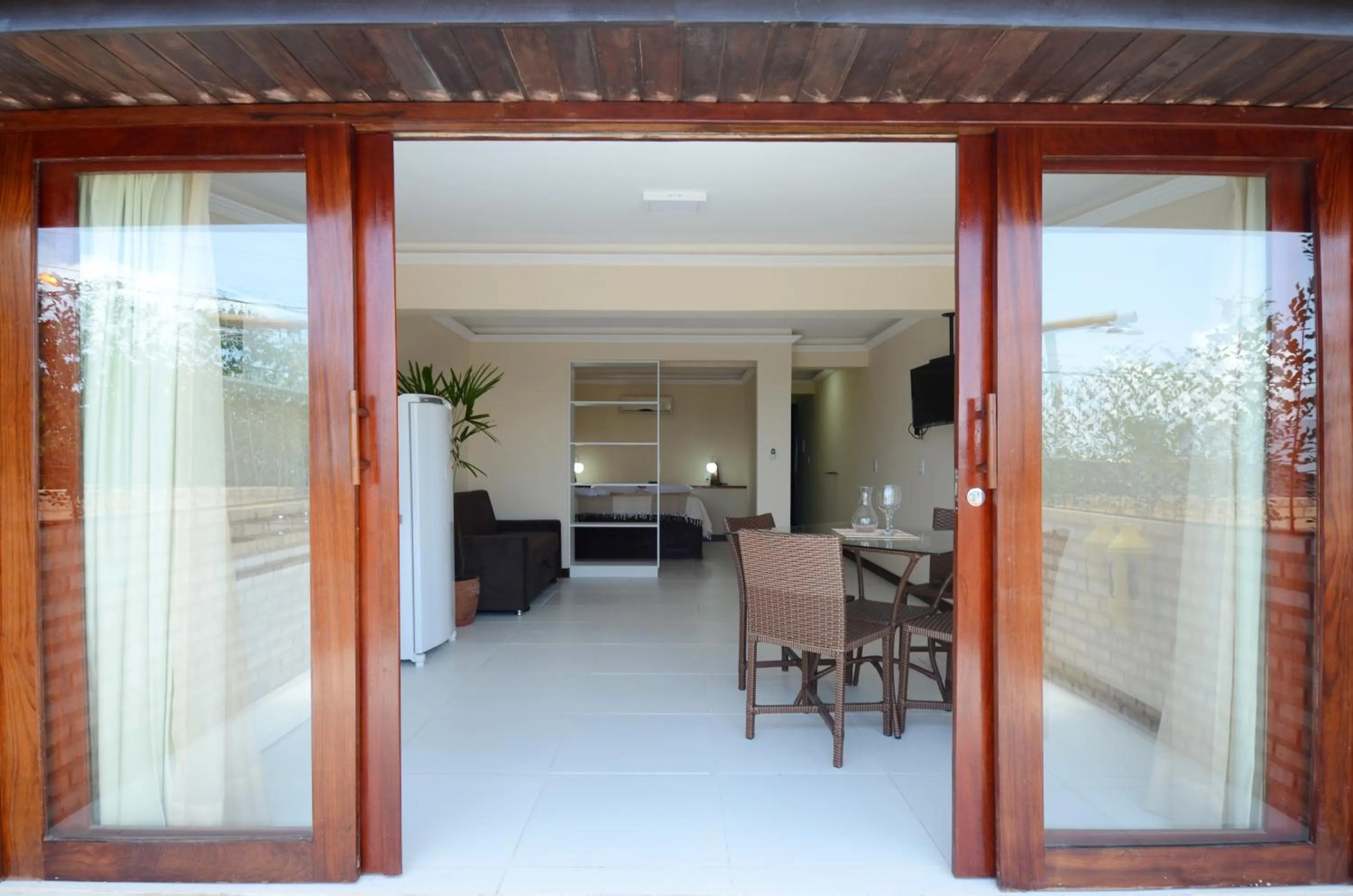 Balcony/Terrace in Flat Vila 4 Amigos