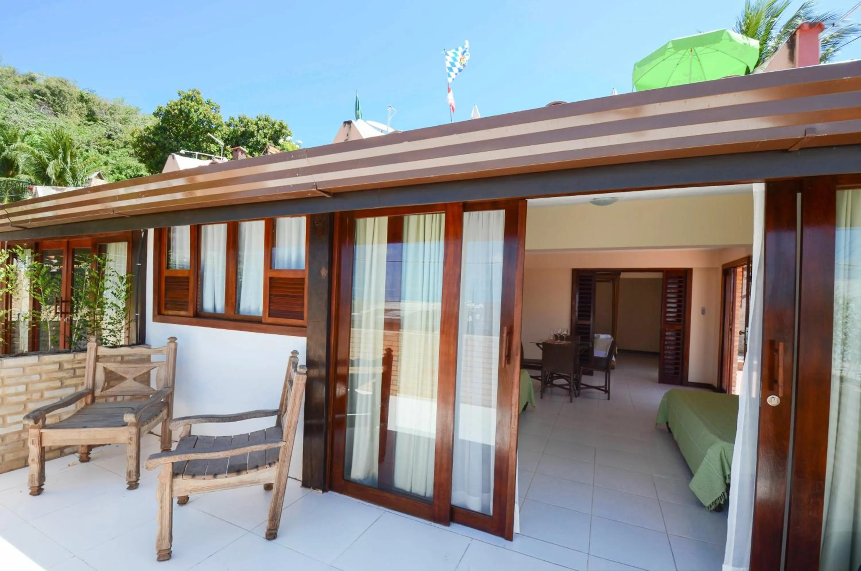 Balcony/Terrace in Flat Vila 4 Amigos