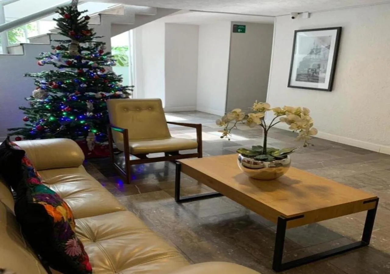 Living room in Hotel Emperador centro Guadalajara y Remodelado