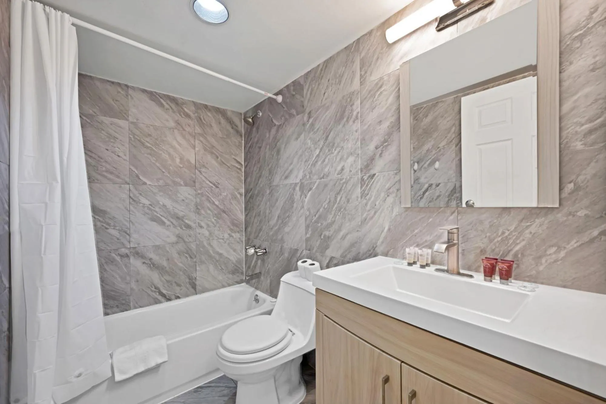 Toilet in Casa Grande Suites on Ocean Drive