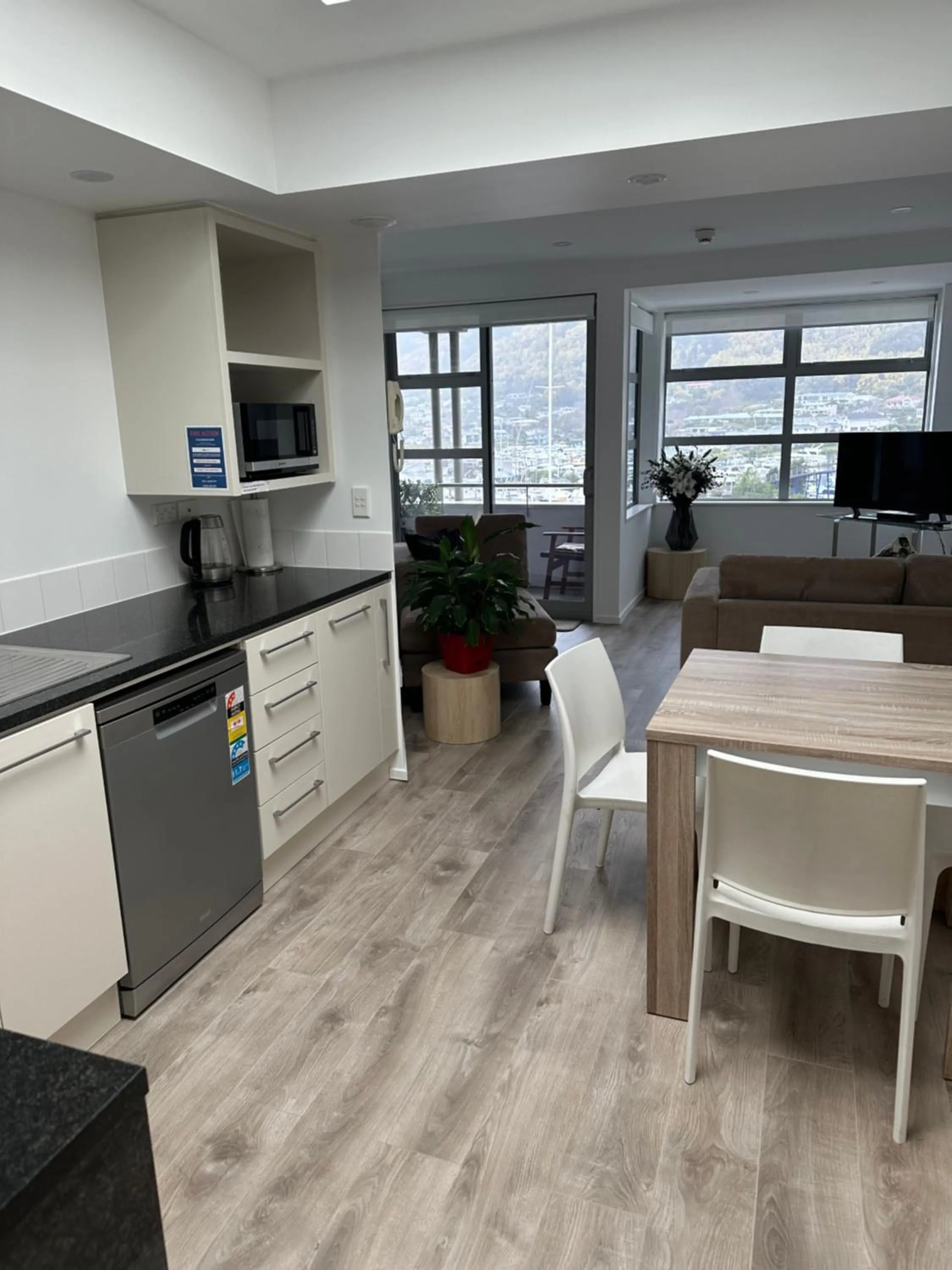 Living room in Picton Waterfront Apartments