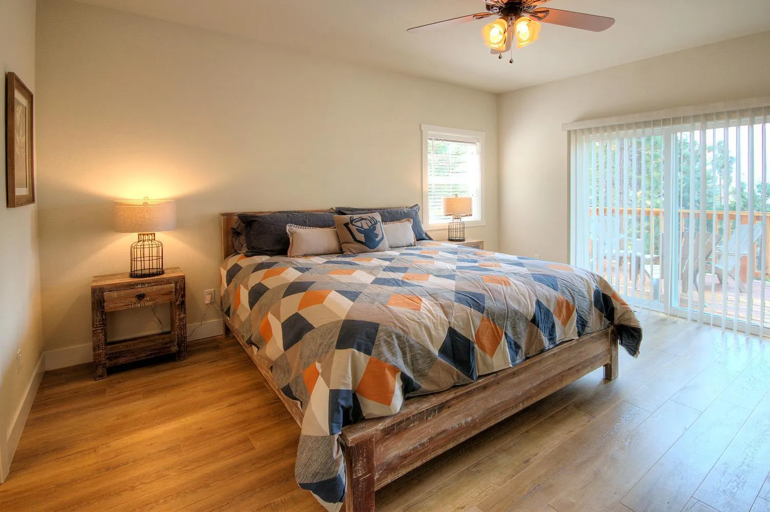 Bed in River Rock Retreat