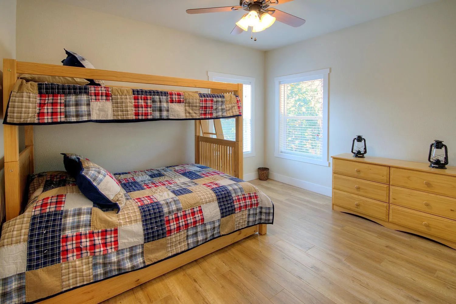 Bed in River Rock Retreat