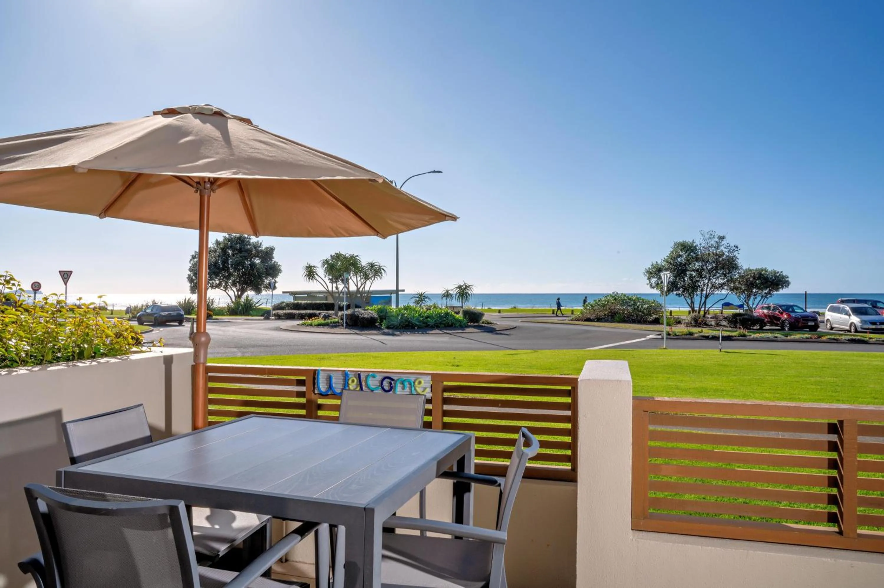 Patio in Beachpoint Apartments