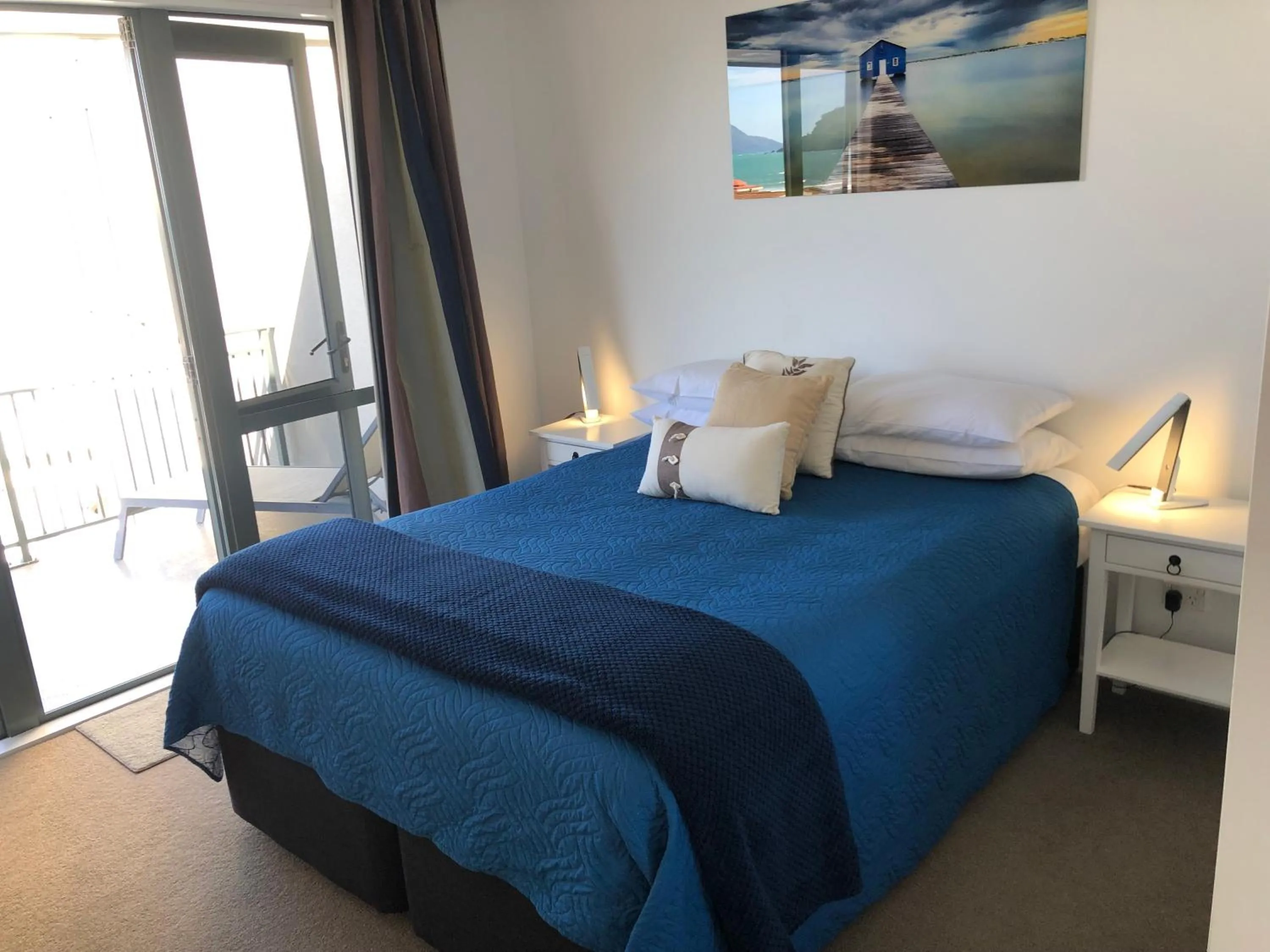 Bed in Beachpoint Apartments