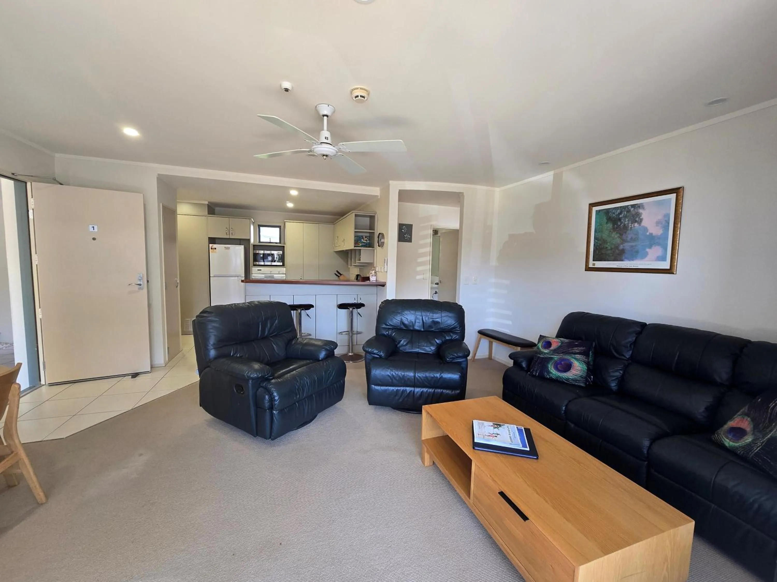 Living room in Beachpoint Apartments