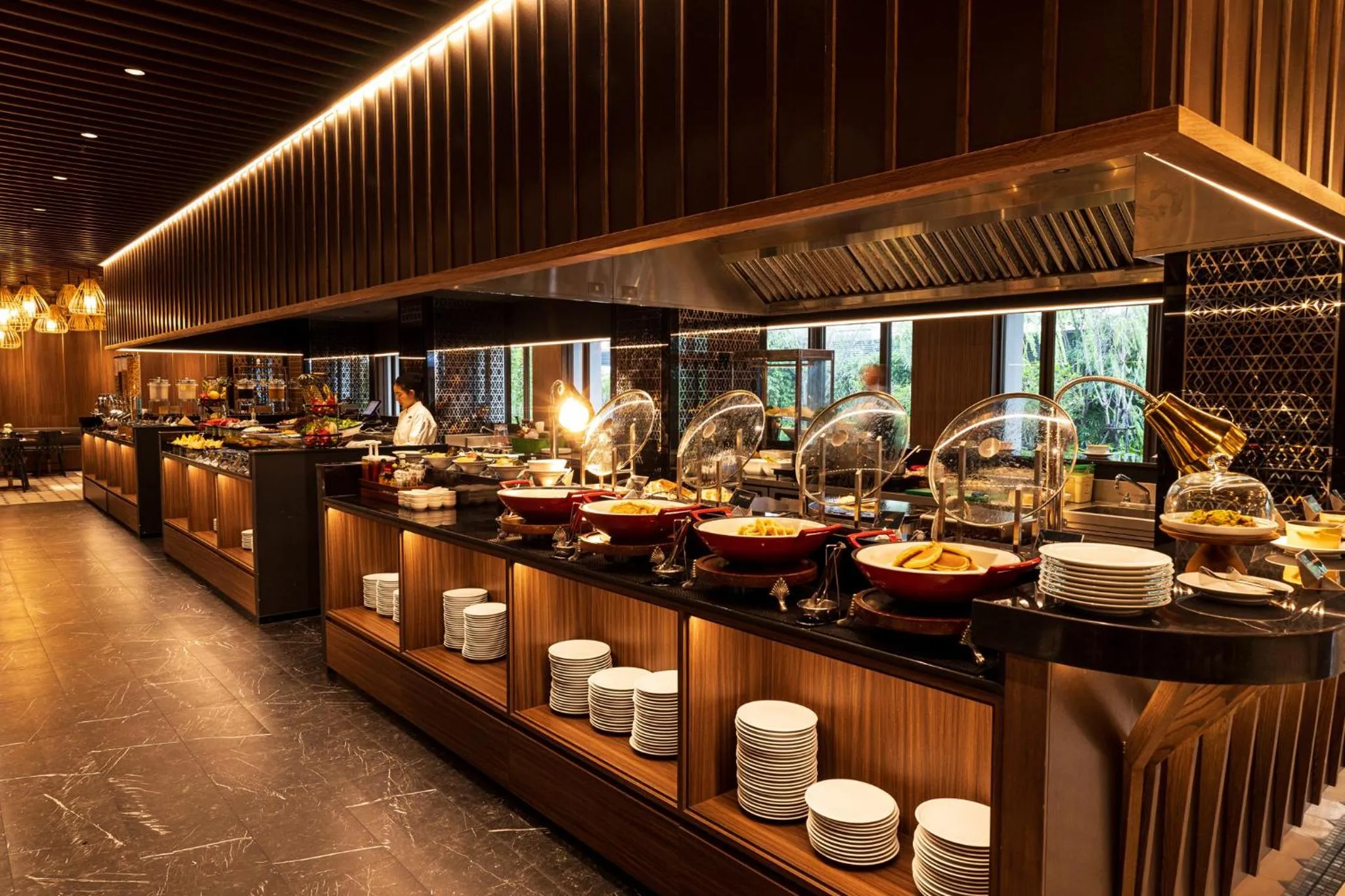 Breakfast in Rajah Hotel