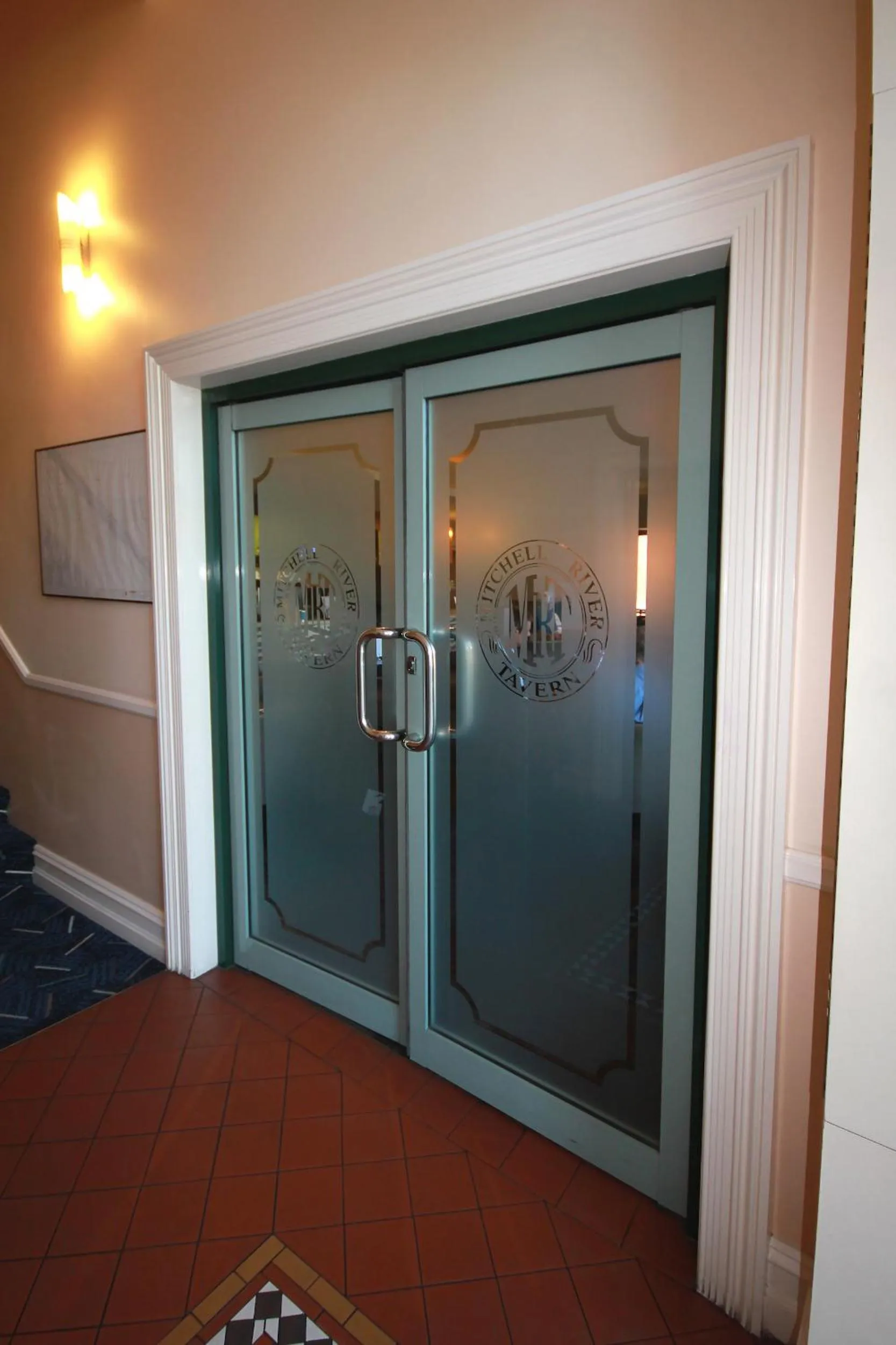 Decorative detail in Mitchell River Tavern