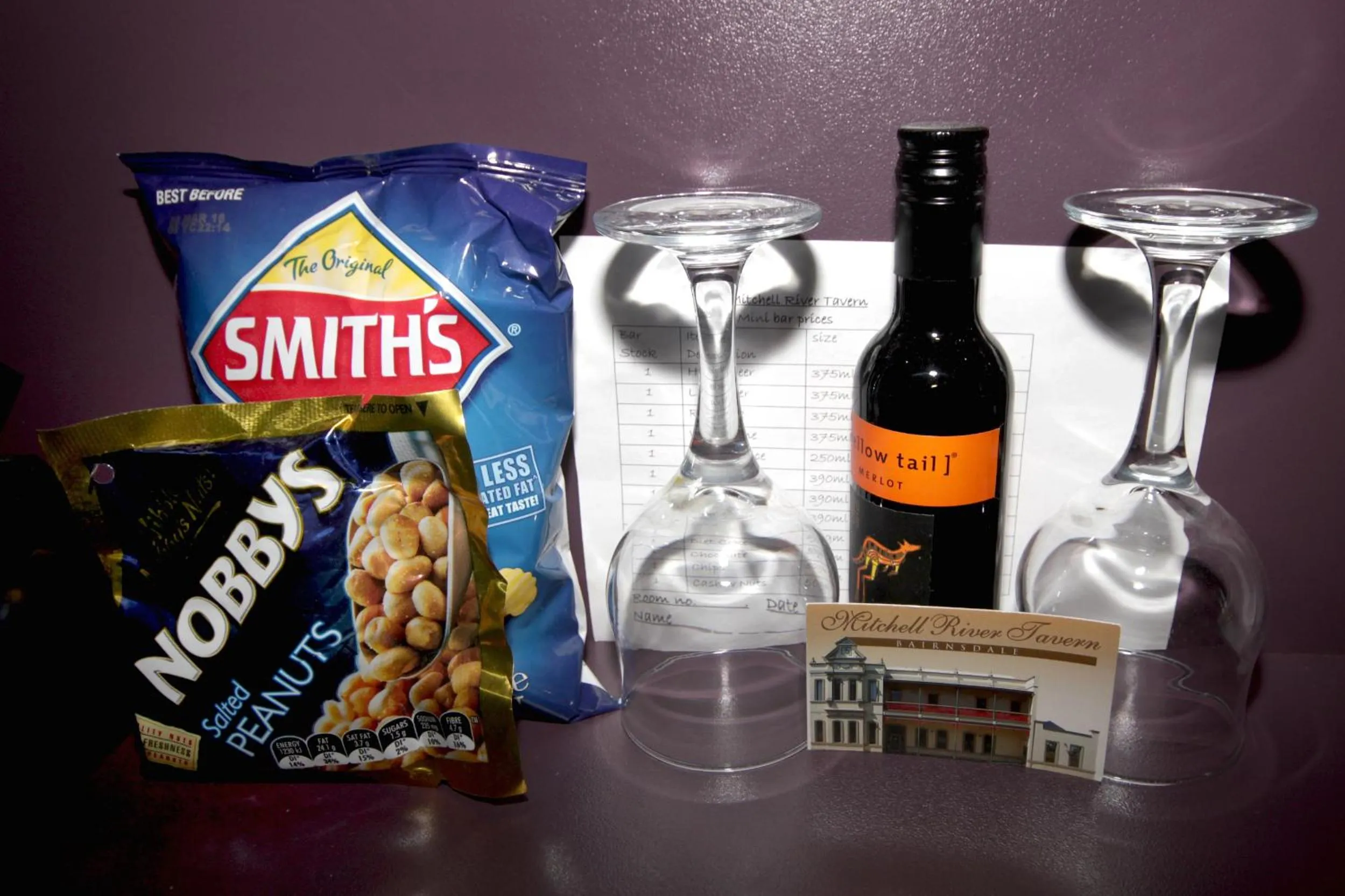 Food and drinks in Mitchell River Tavern