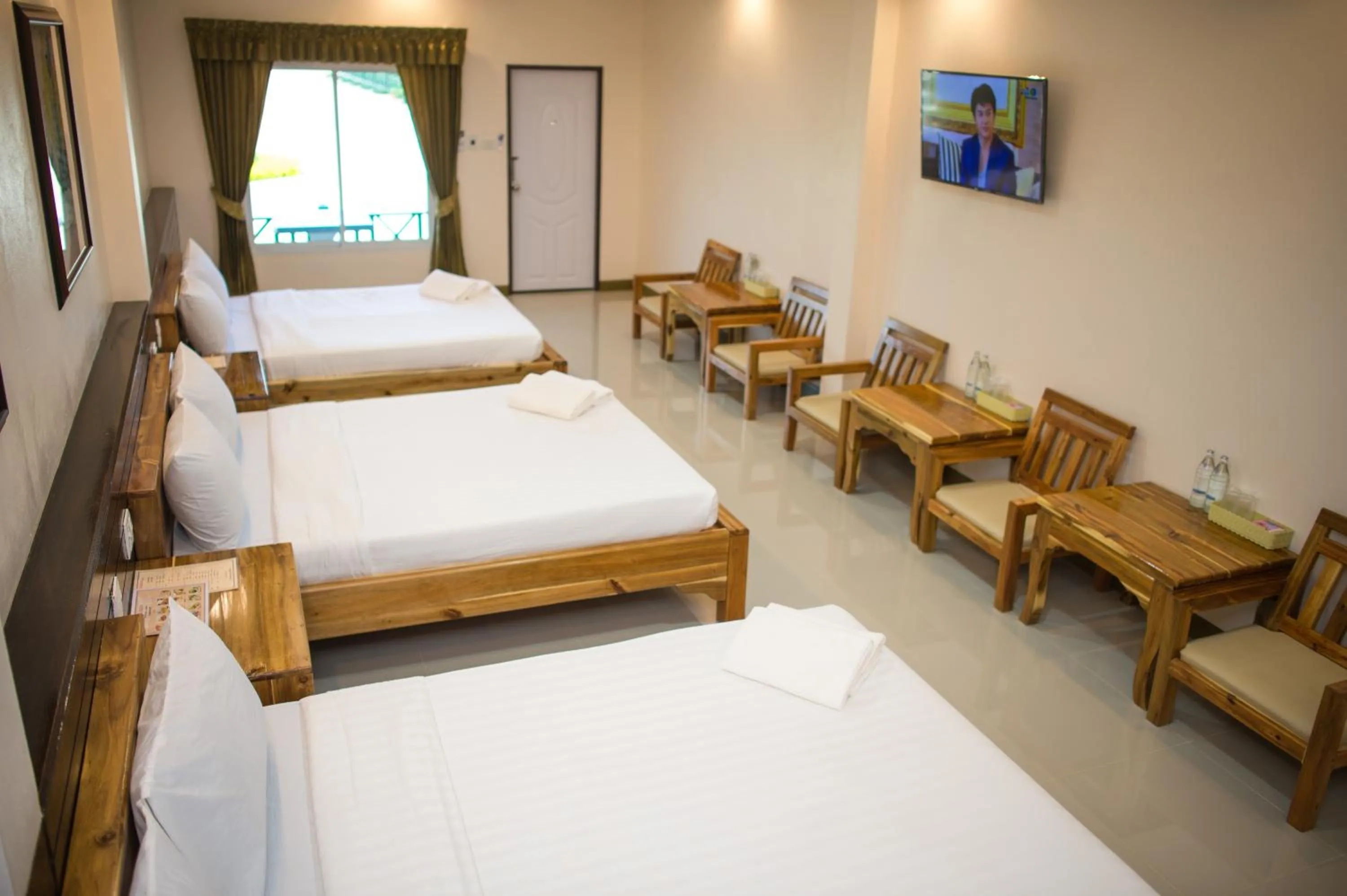 Bed in Pailin Resort