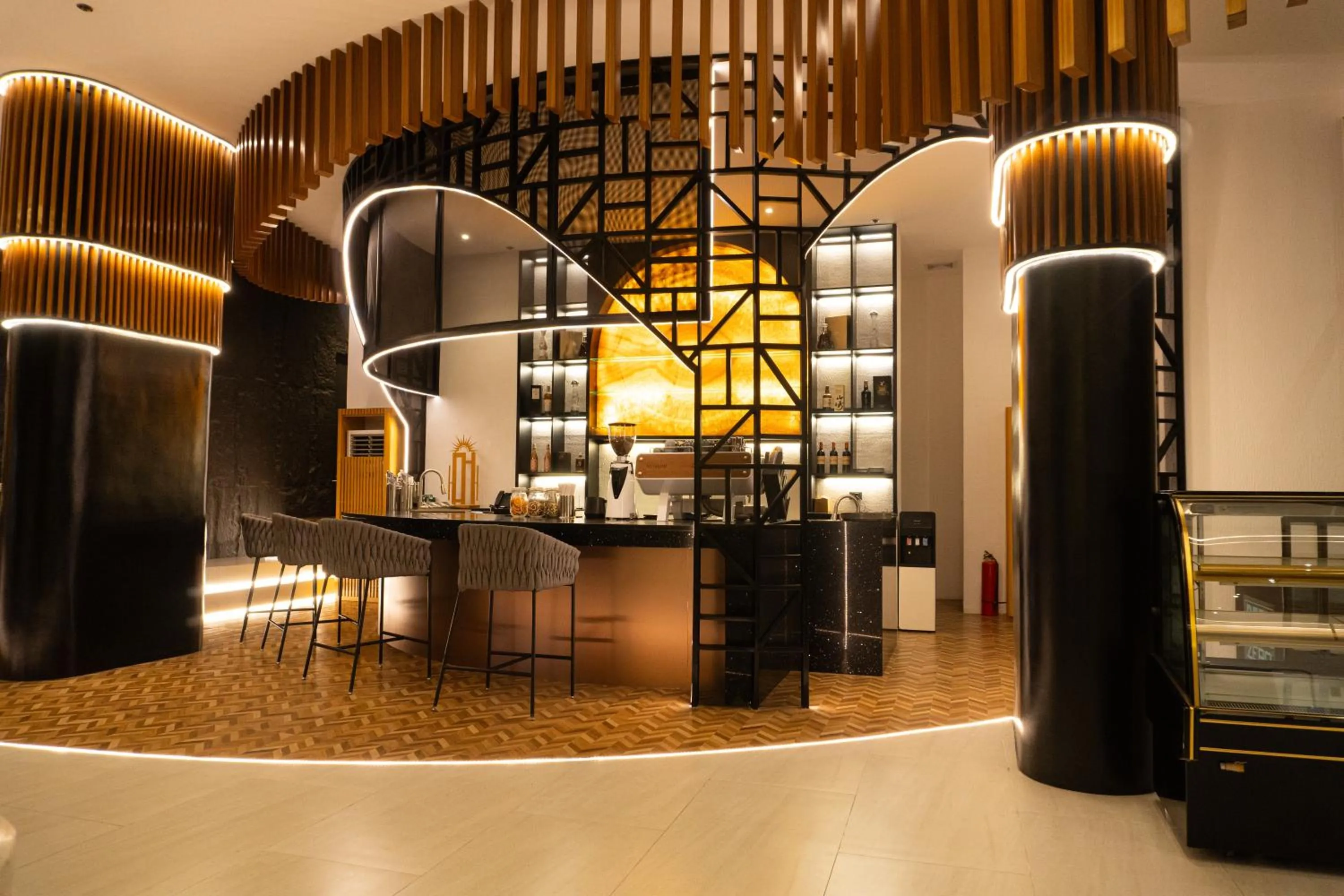 Lobby or reception in Azzurro Hotel