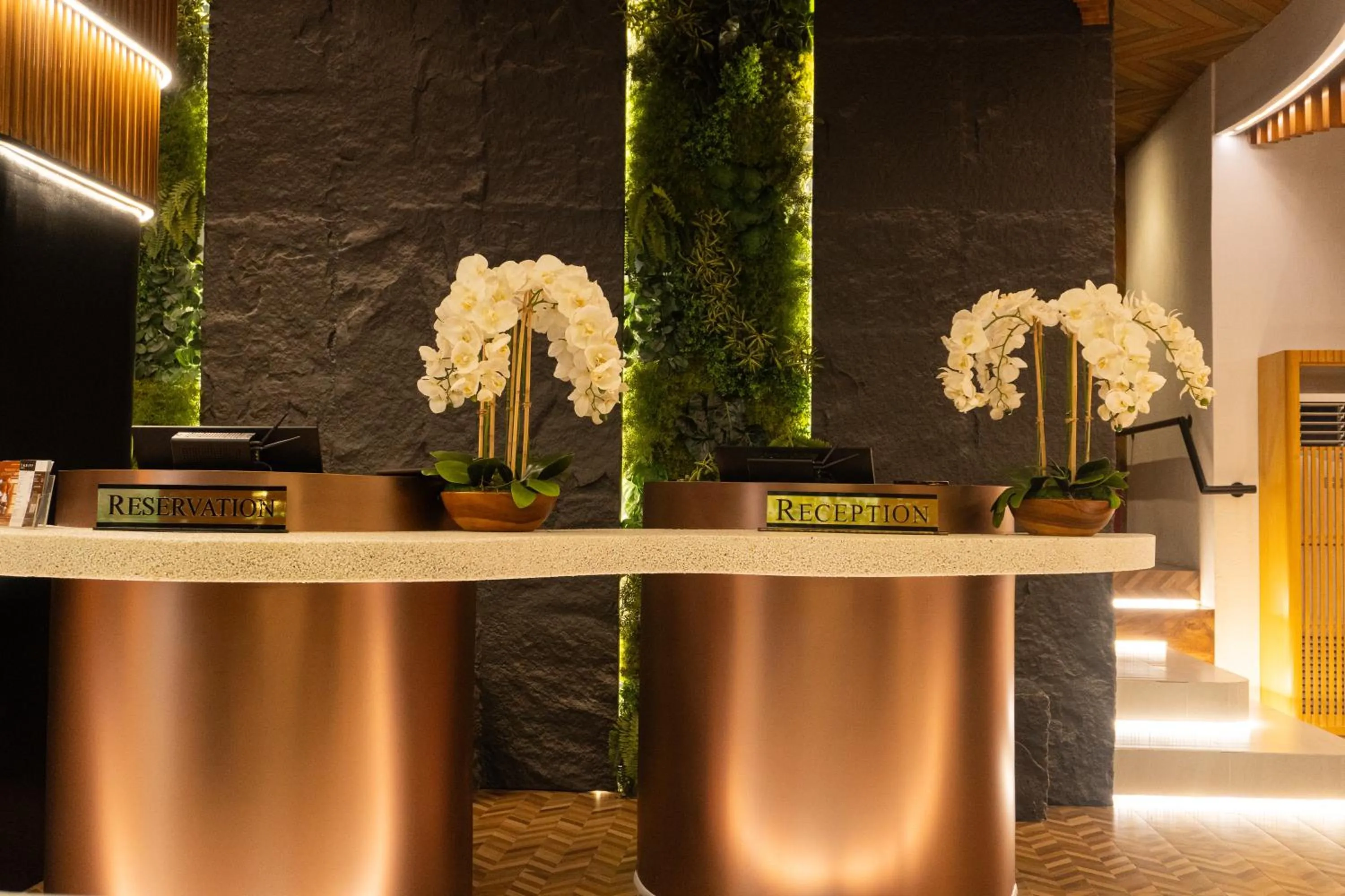 Lobby or reception in Azzurro Hotel