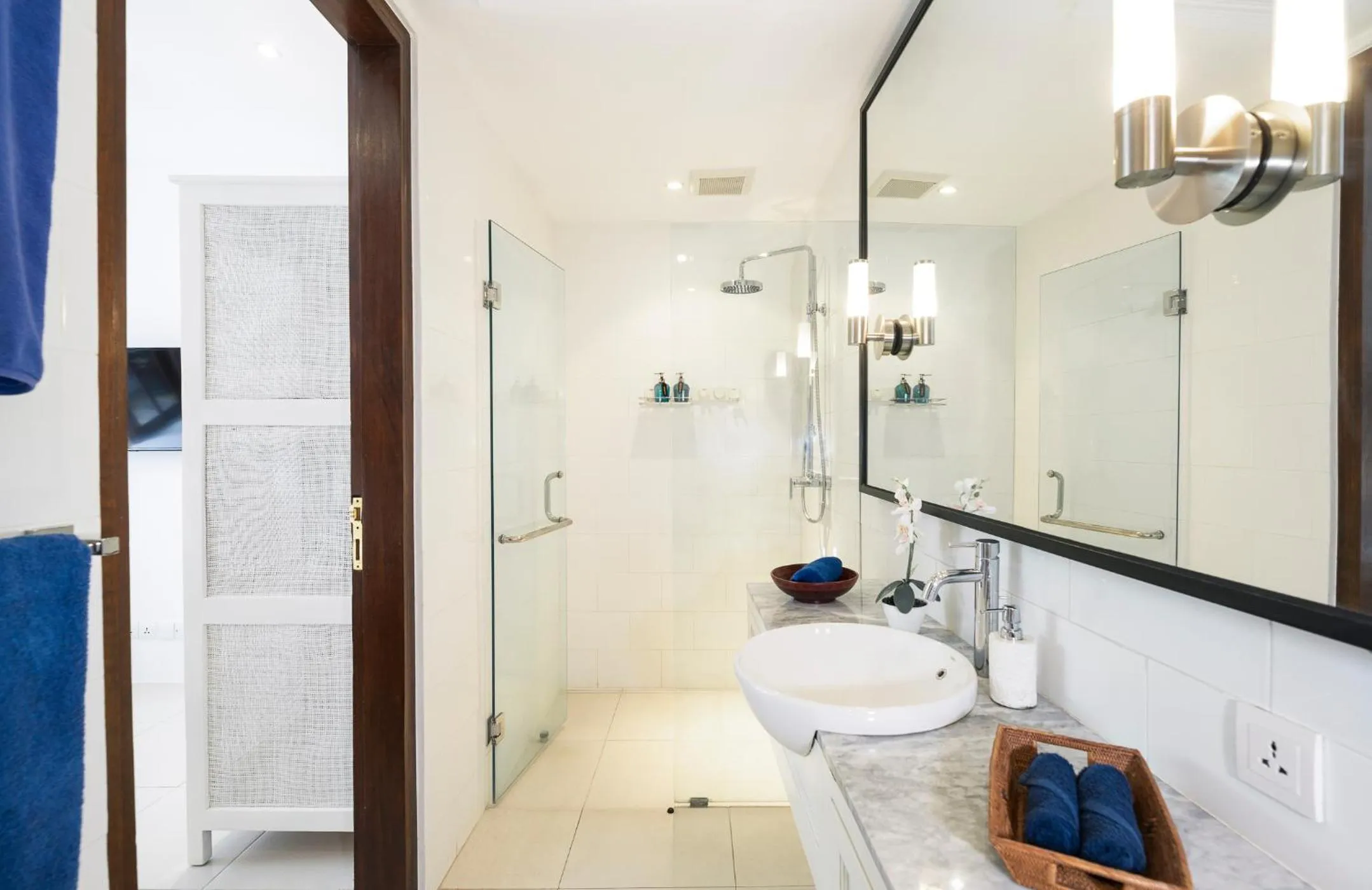 Shower in Villa Atma