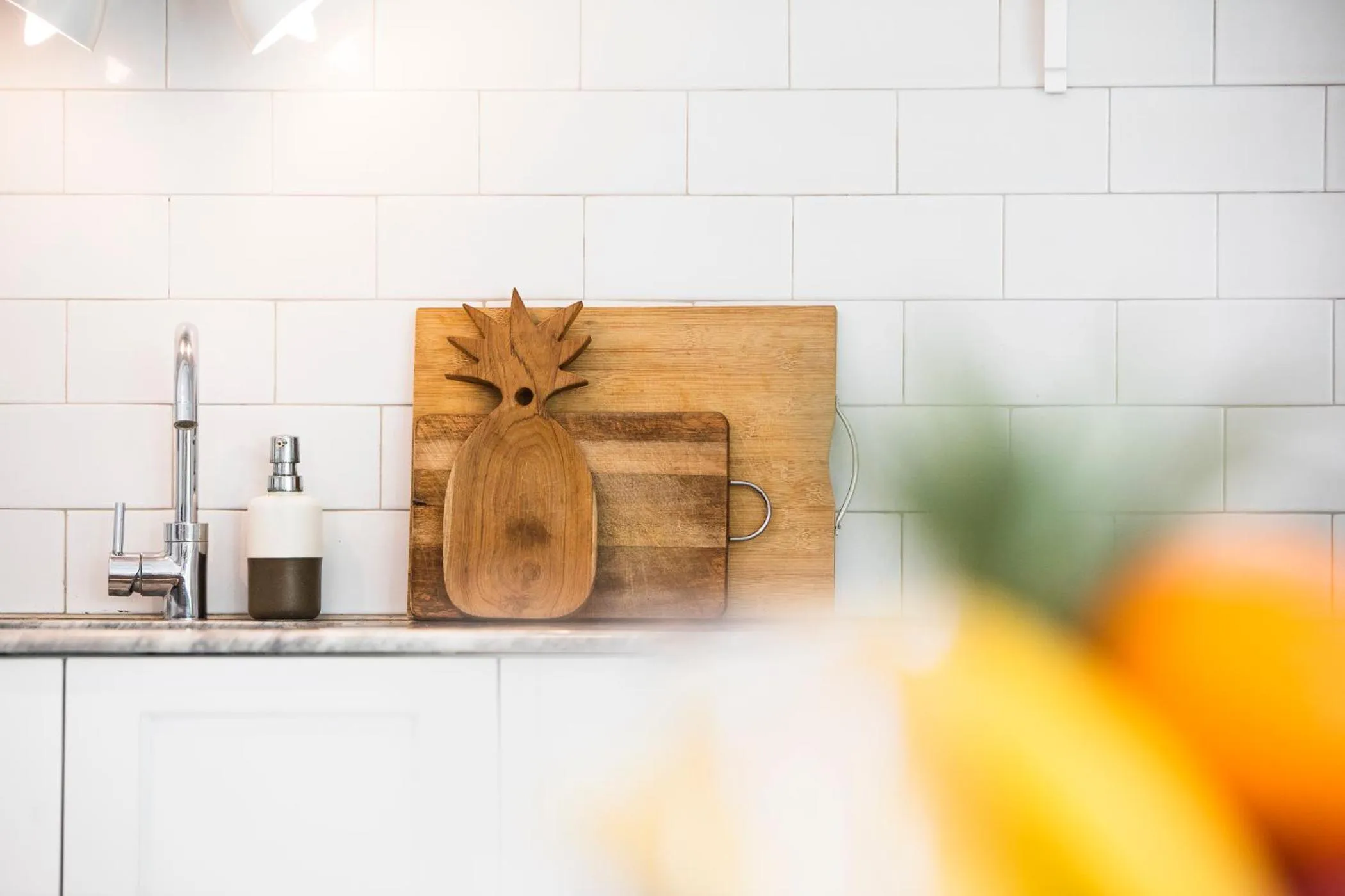 Kitchen or kitchenette in Villa Atma