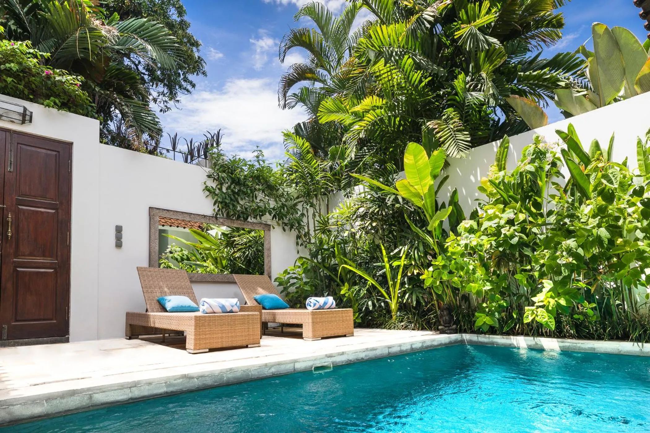 Seating area in Villa Atma