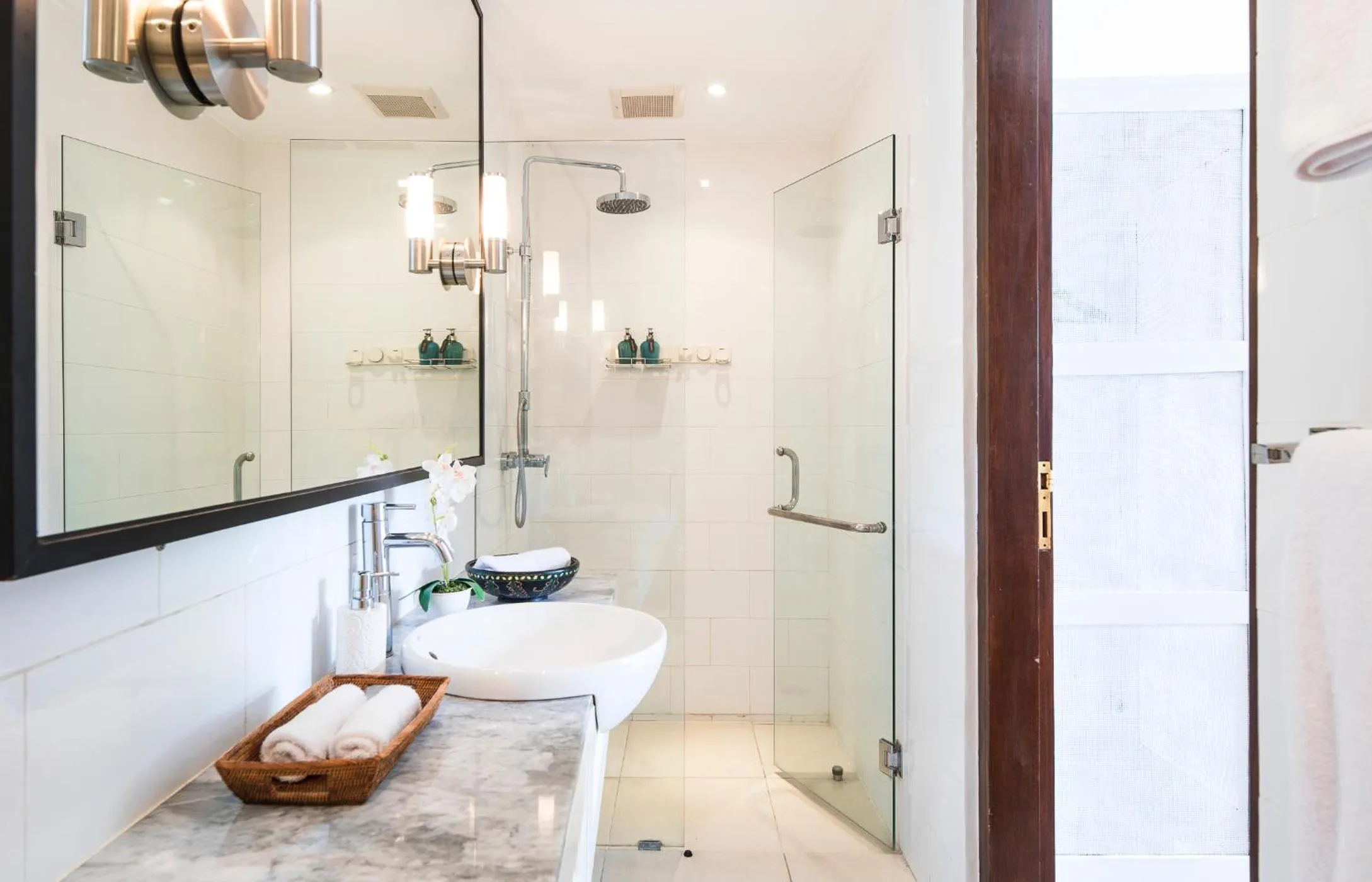 Shower in Villa Atma