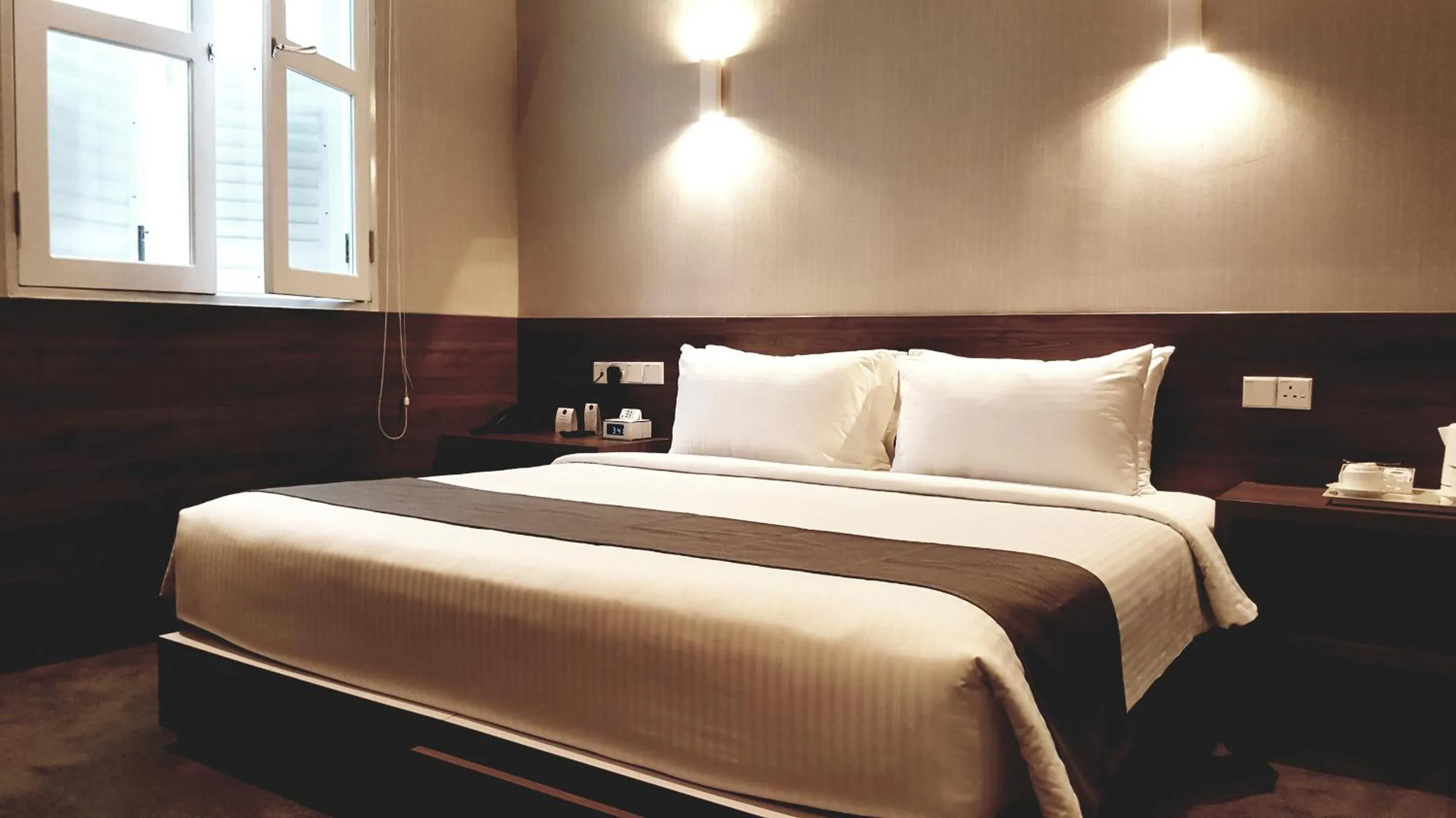 Photo of the whole room, Bed in Arcadia Hotel