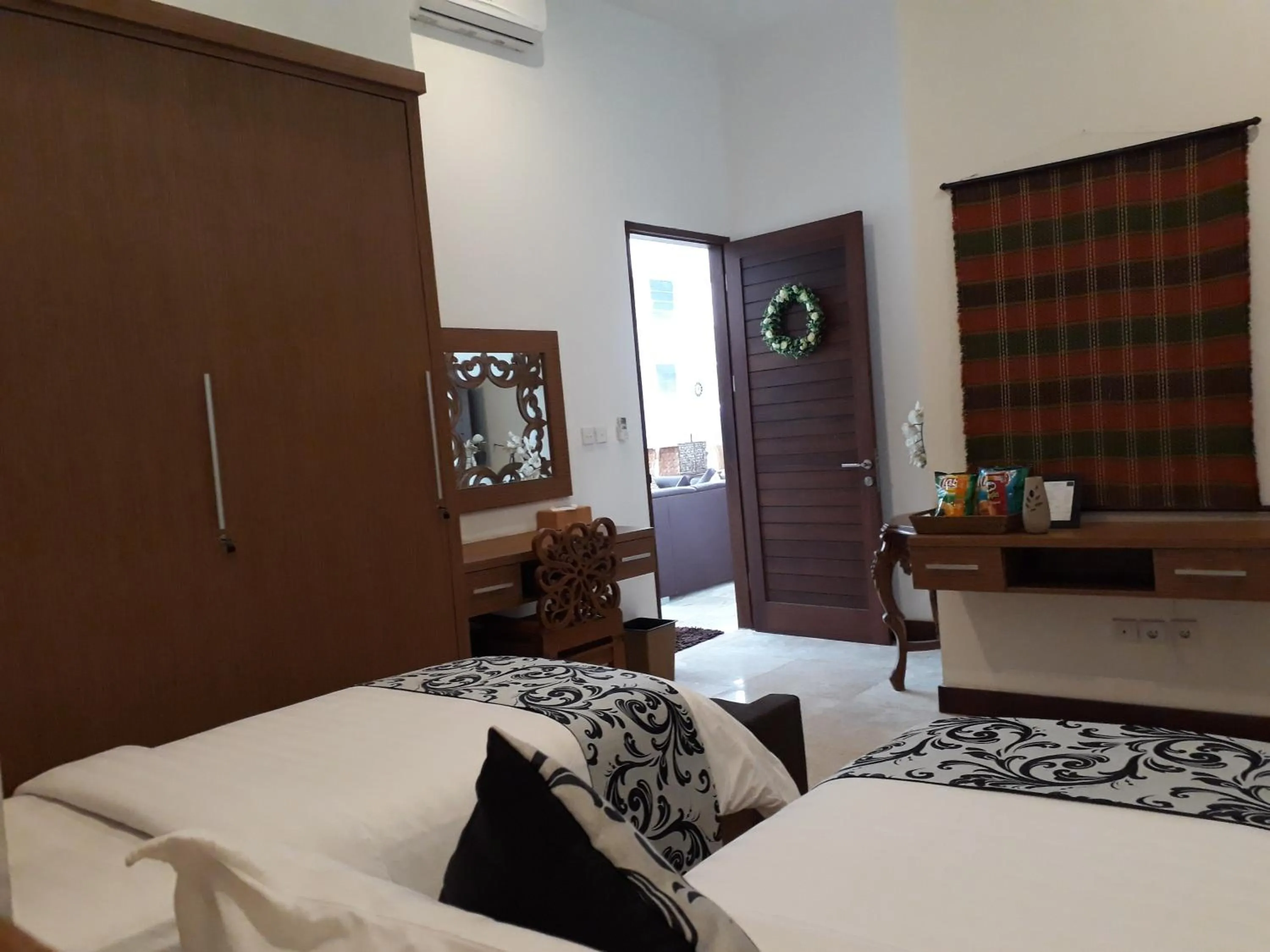 Bedroom in Narvik Villa