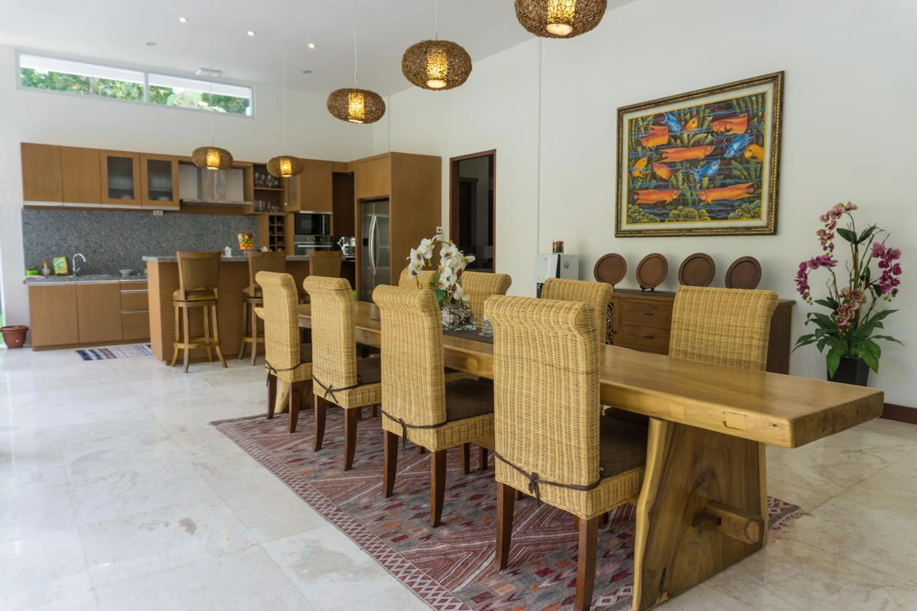 Meals, Dining Area in Narvik Villa