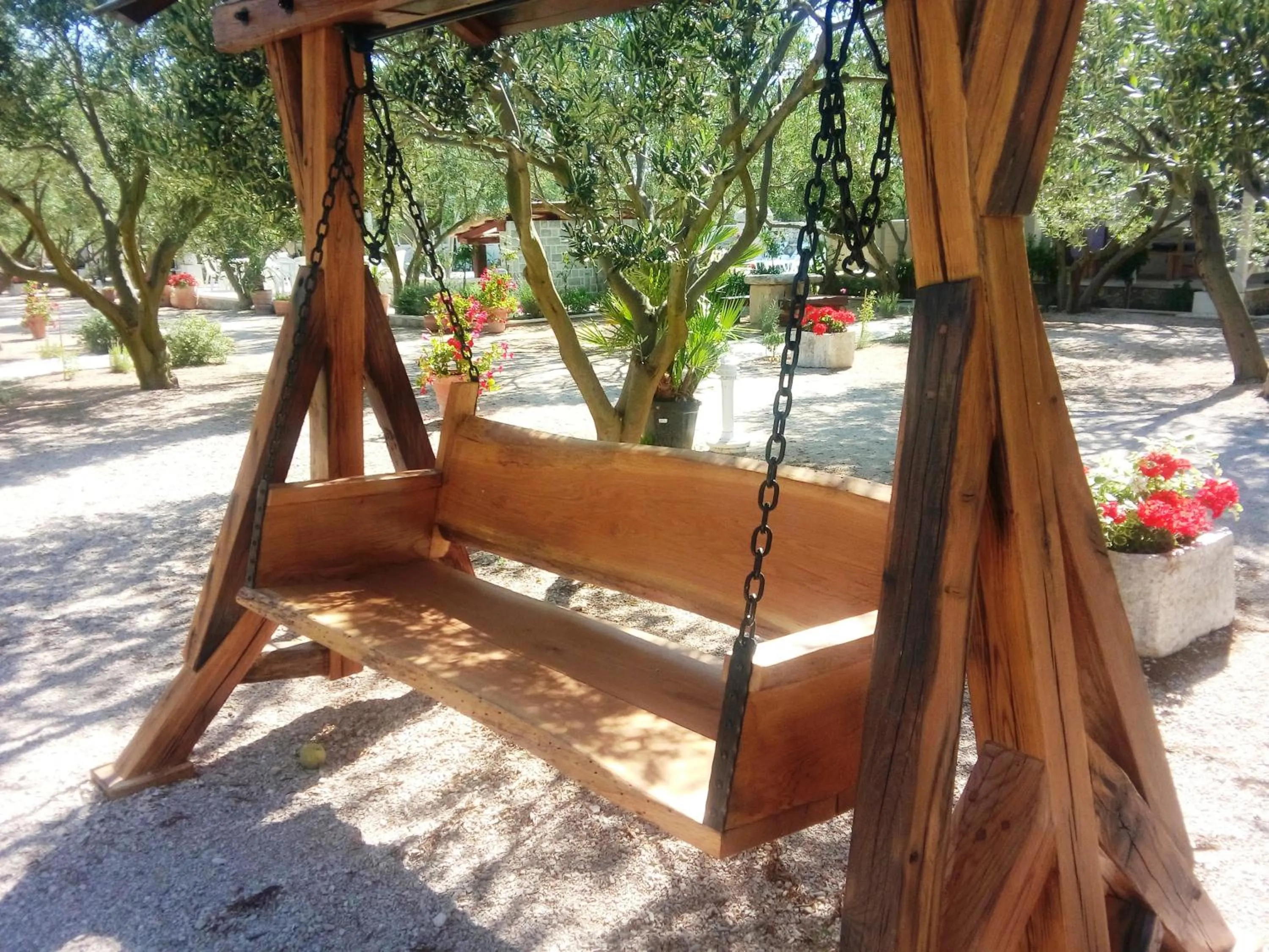 Children play ground in Mobile Homes Holiday Olive Garden