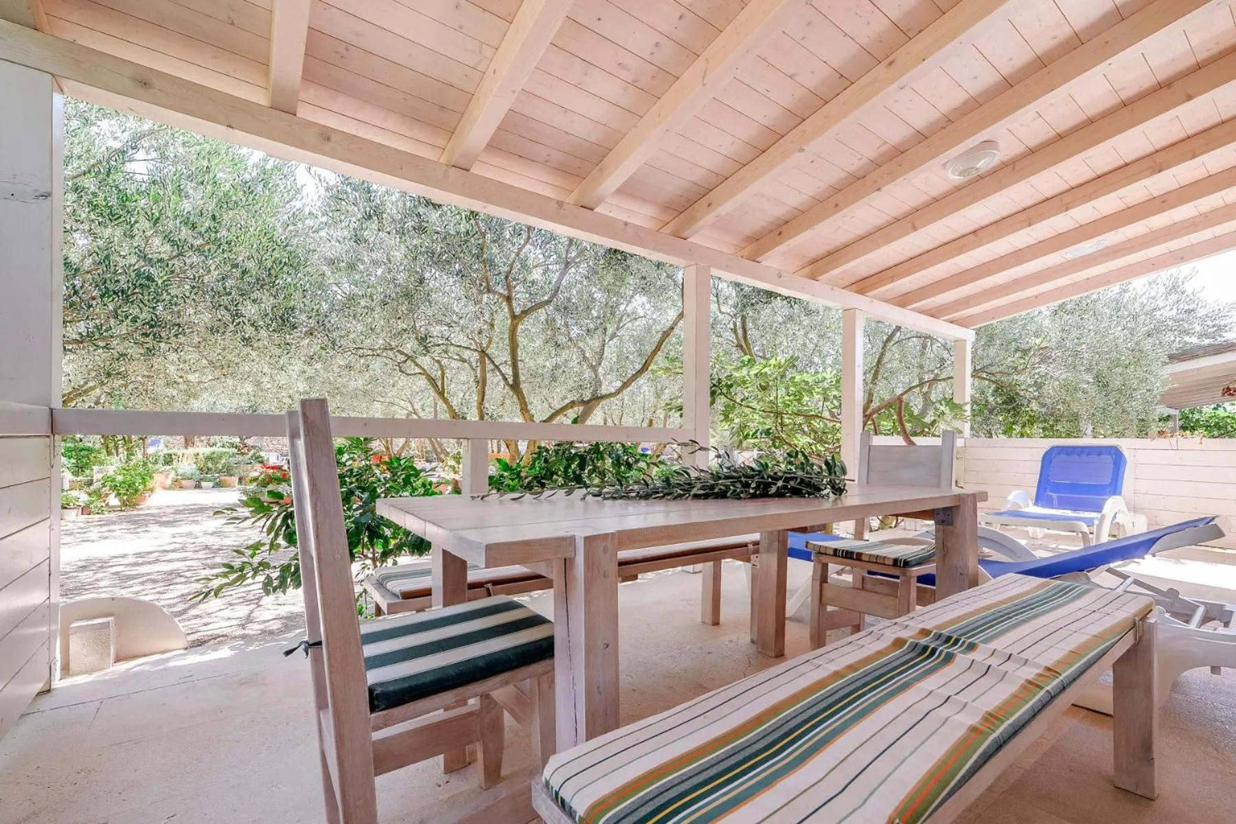 Balcony/Terrace in Mobile Homes Holiday Olive Garden