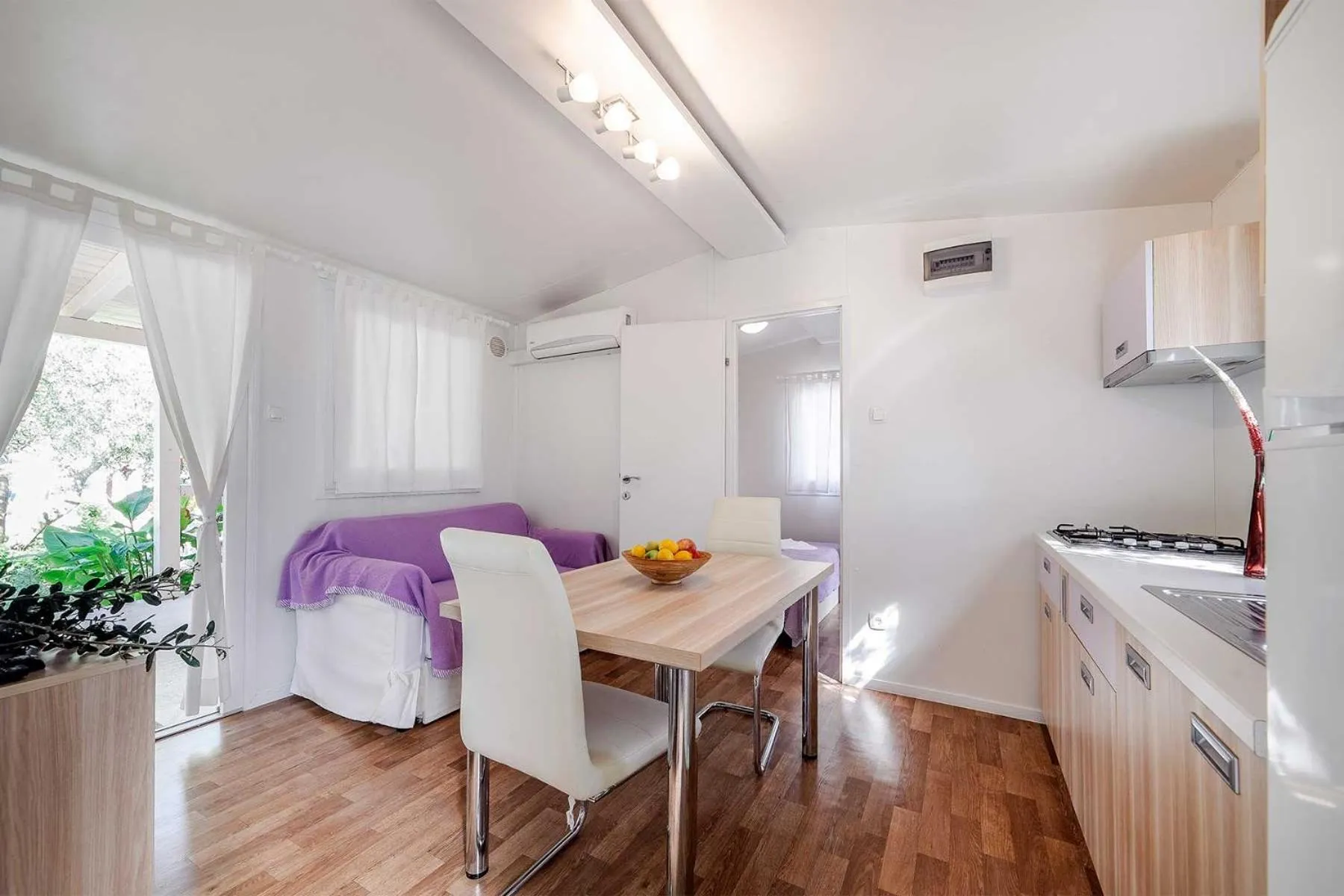 Kitchen or kitchenette in Mobile Homes Holiday Olive Garden