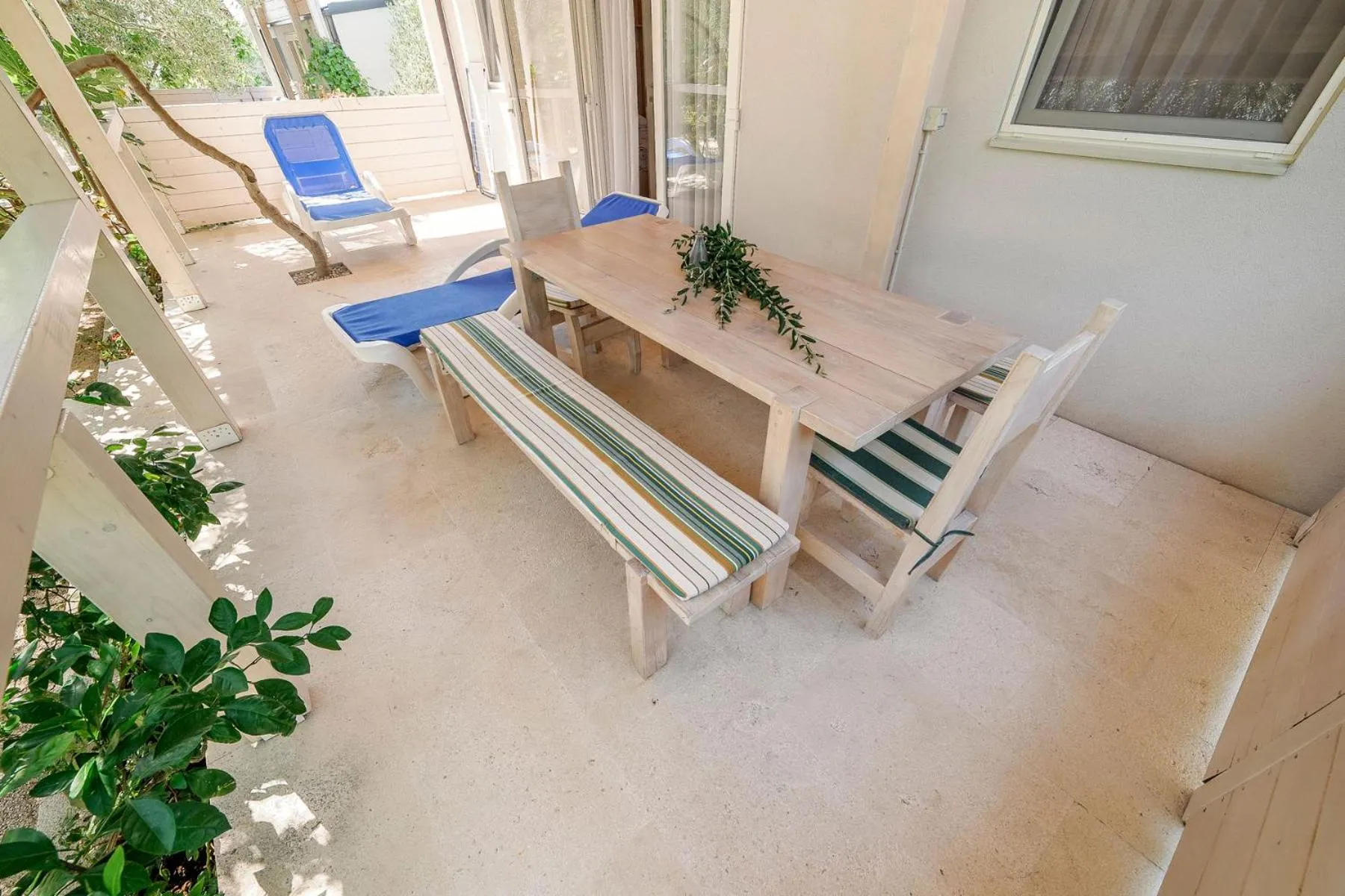 Balcony/Terrace in Mobile Homes Holiday Olive Garden