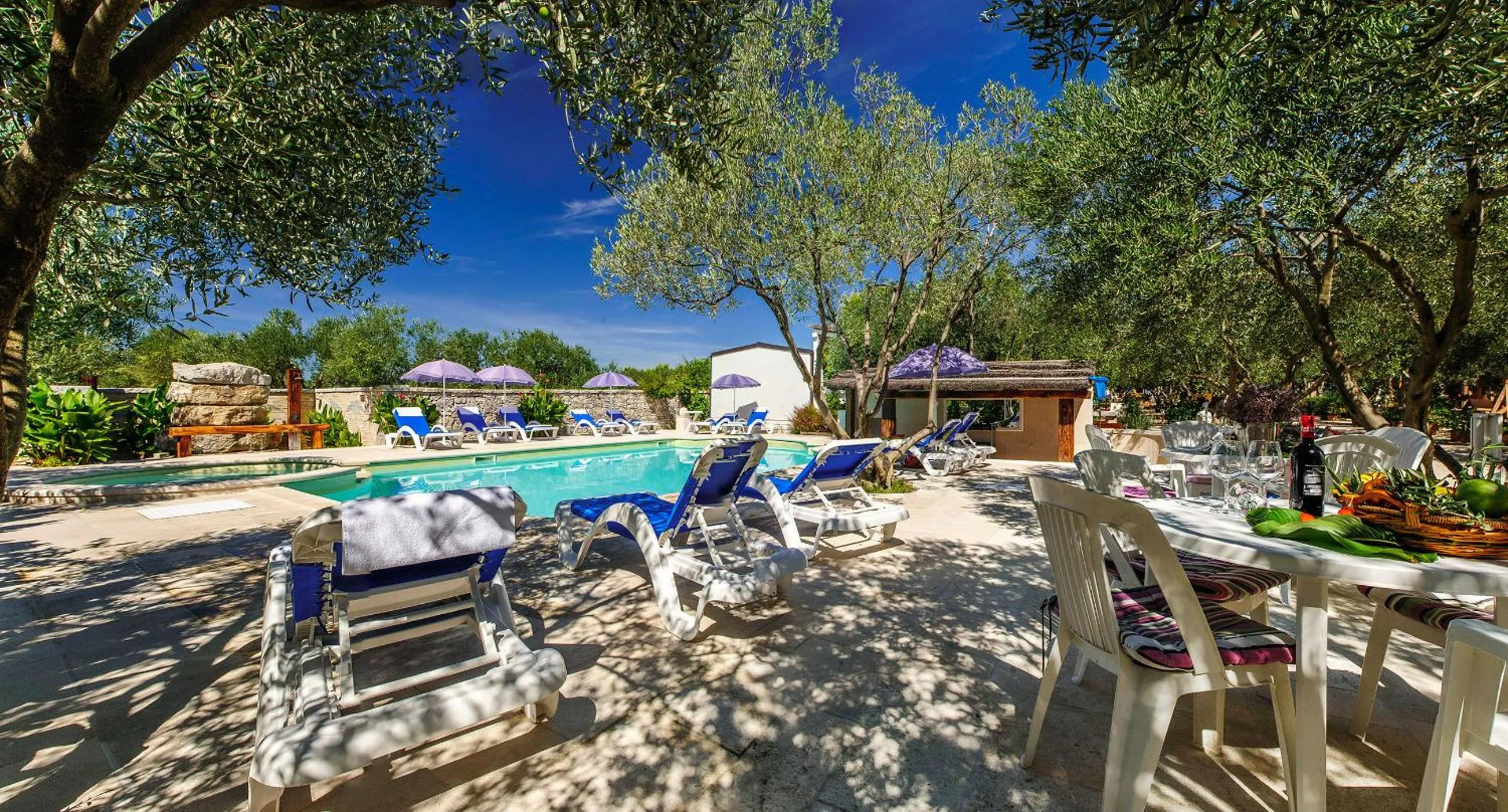 Swimming pool in Mobile Homes Holiday Olive Garden