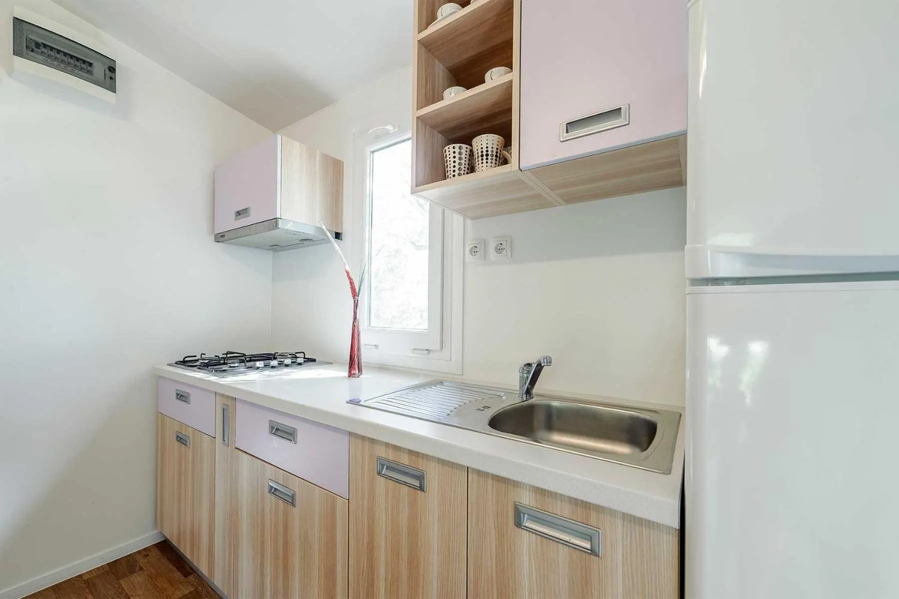 Kitchen or kitchenette in Mobile Homes Holiday Olive Garden