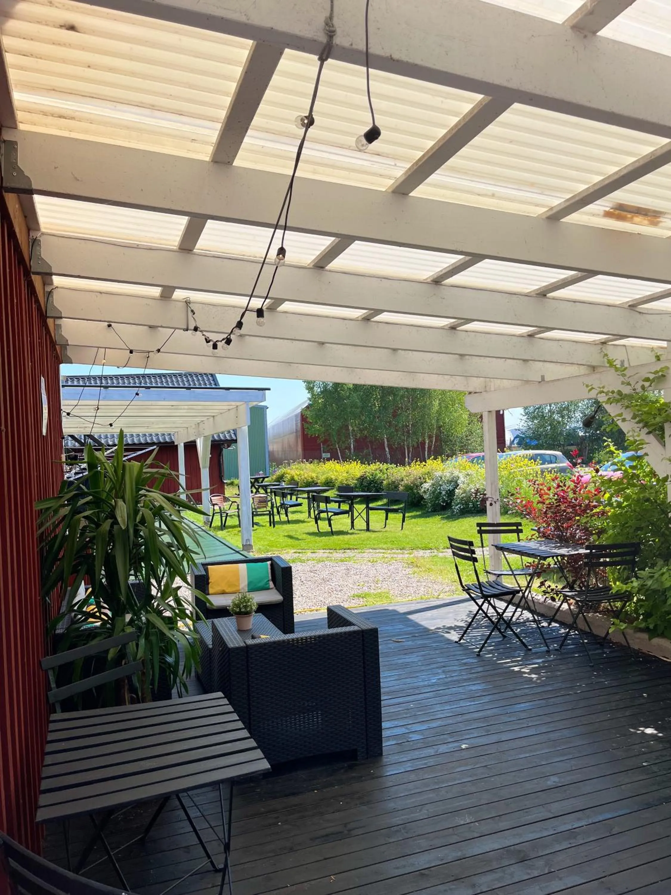 Patio in Trosa Vandrarhem