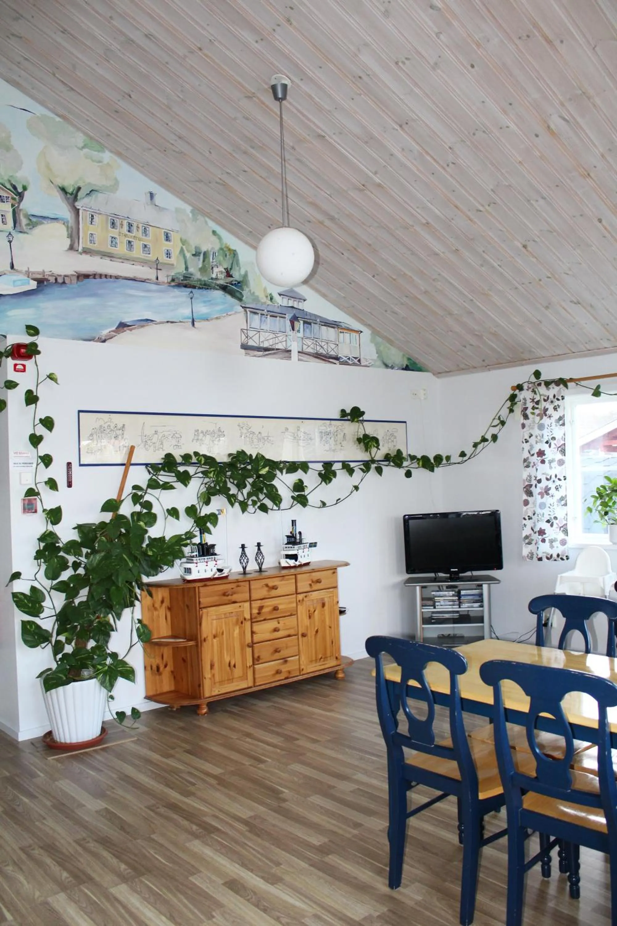 Living room in Trosa Vandrarhem