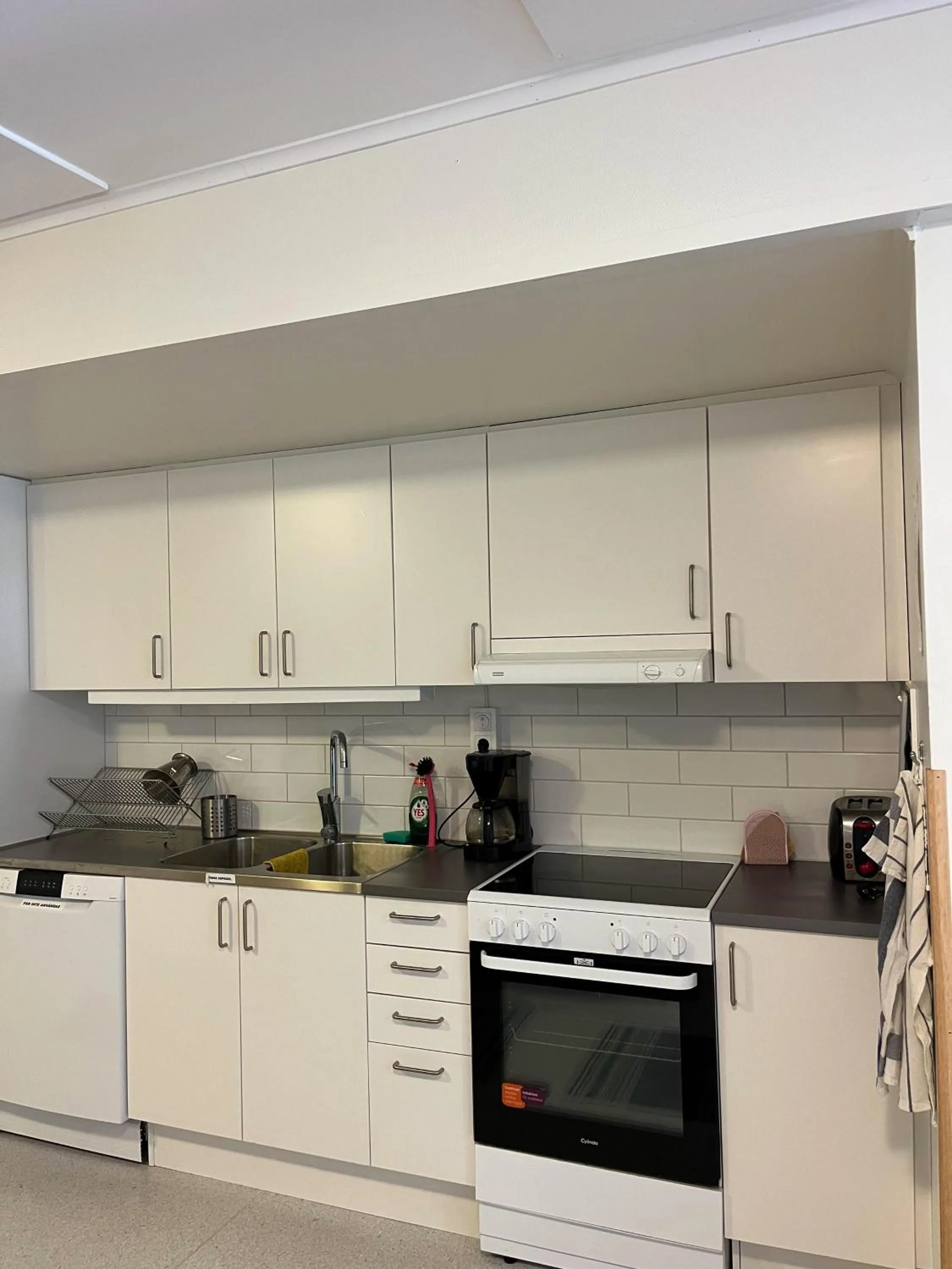 Communal kitchen in Trosa Vandrarhem