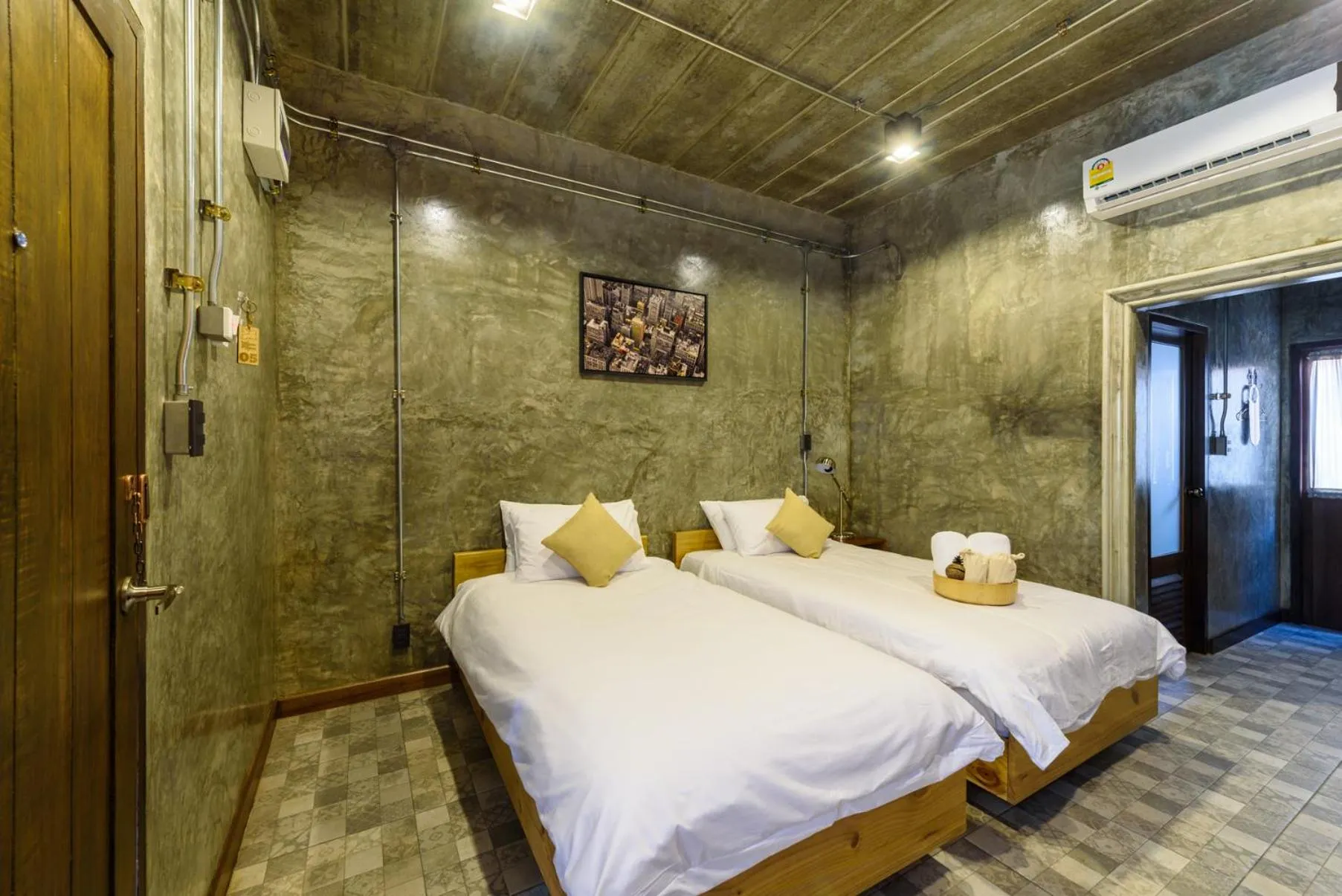 Photo of the whole room, Bed in The Wishes Hotel at Chiangmai