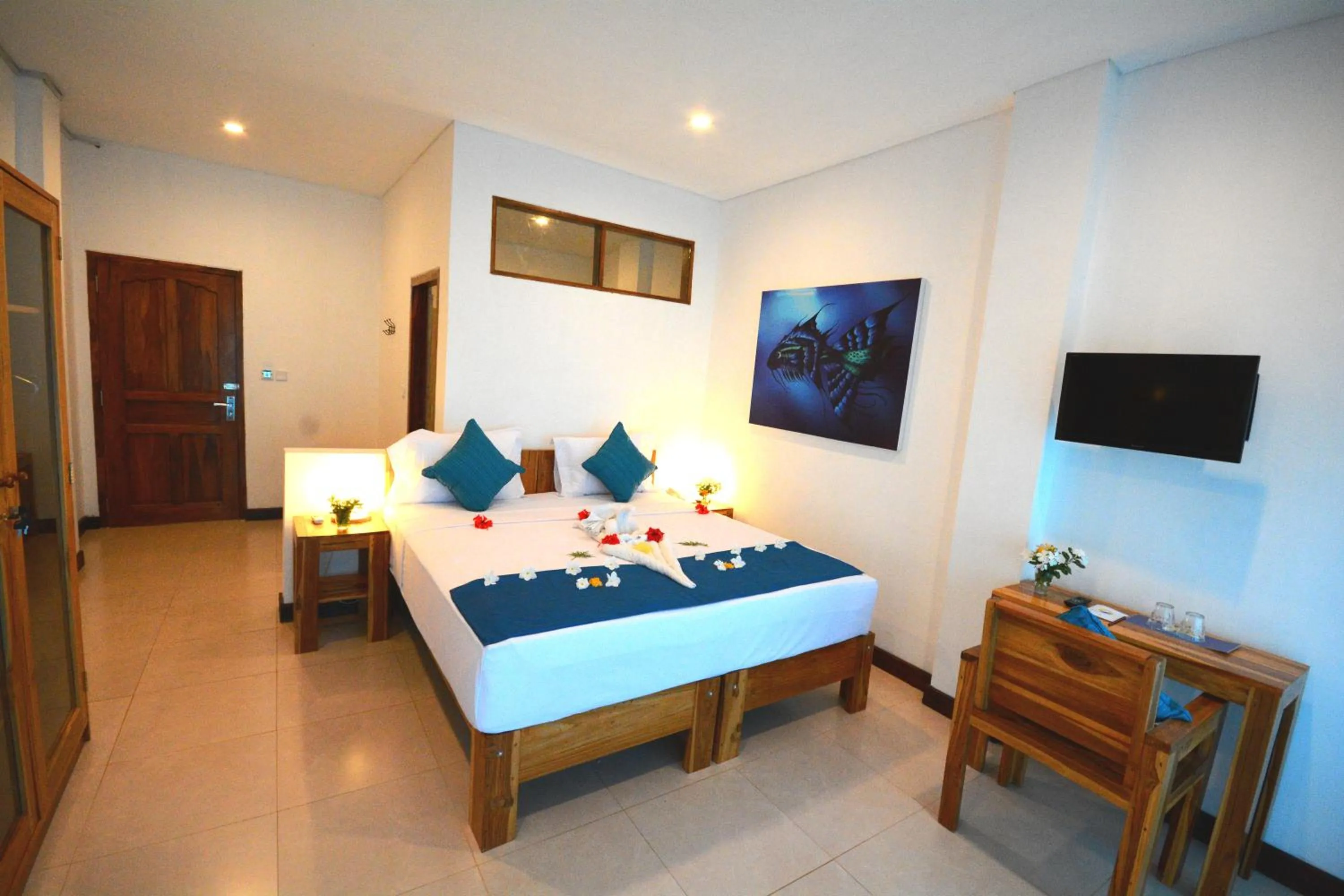 Bed in Sunset Hill Hotel