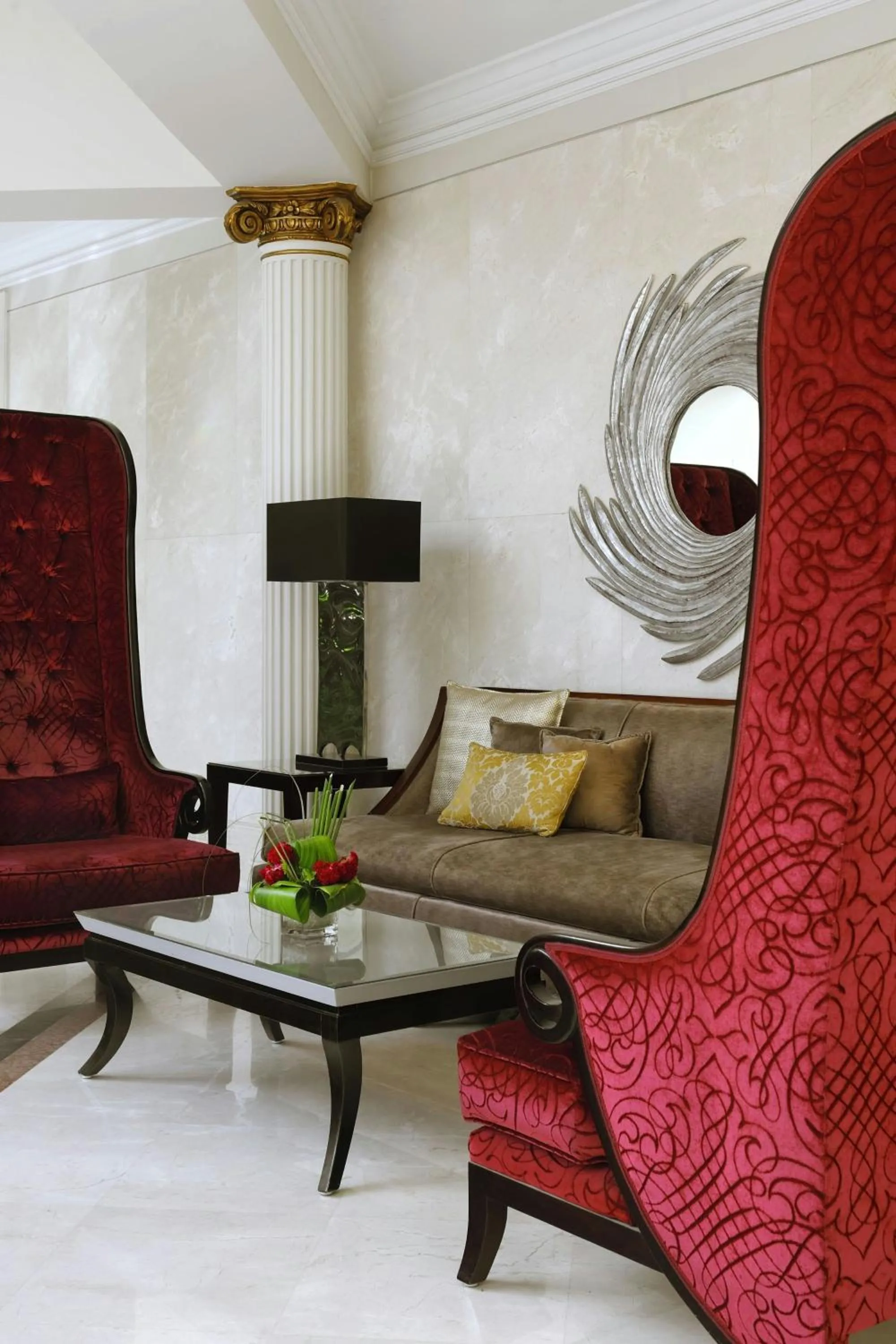 Lobby or reception in Cairo Marriott Hotel