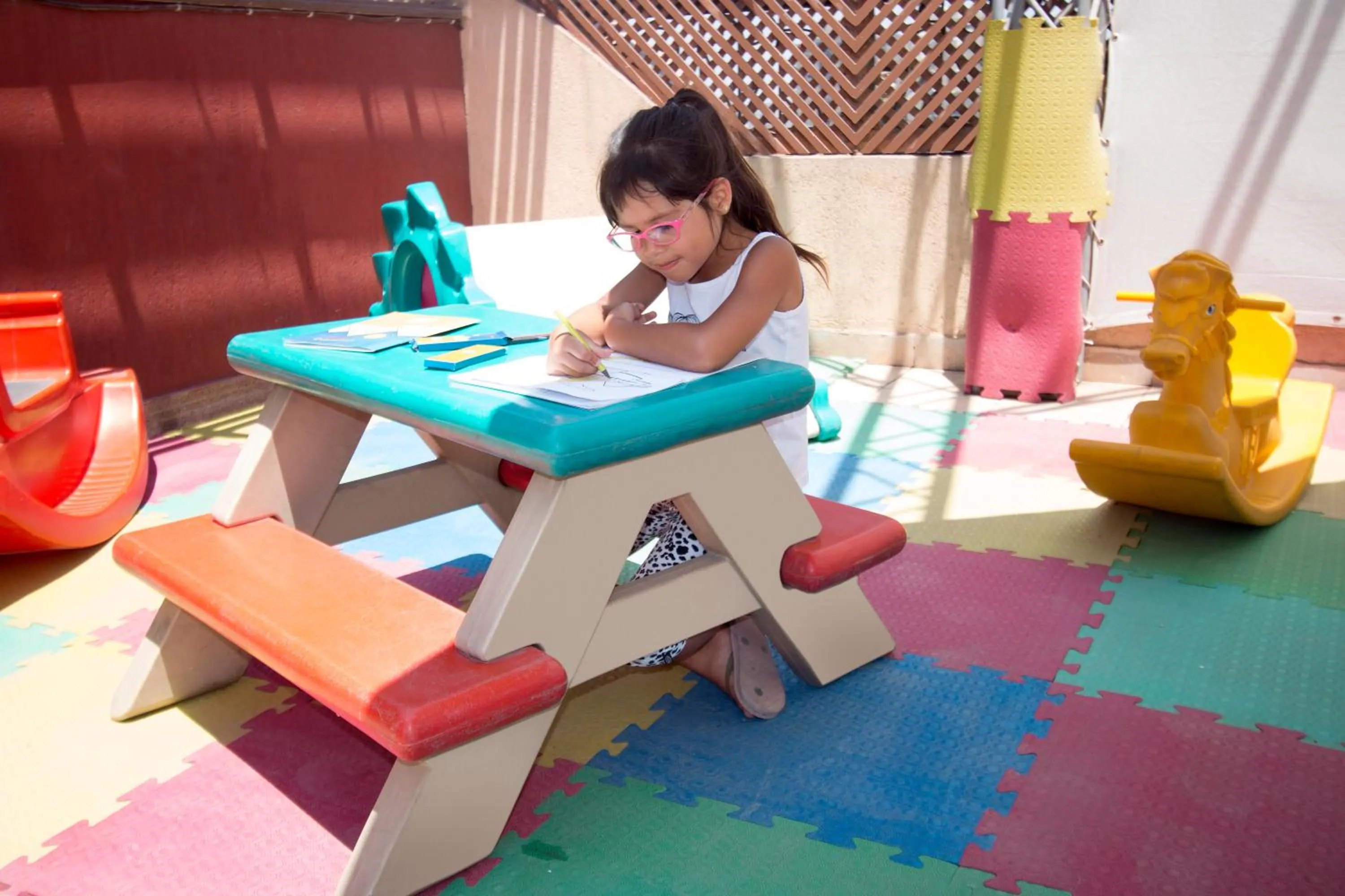 Children play ground in Swiss Inn Nile Hotel
