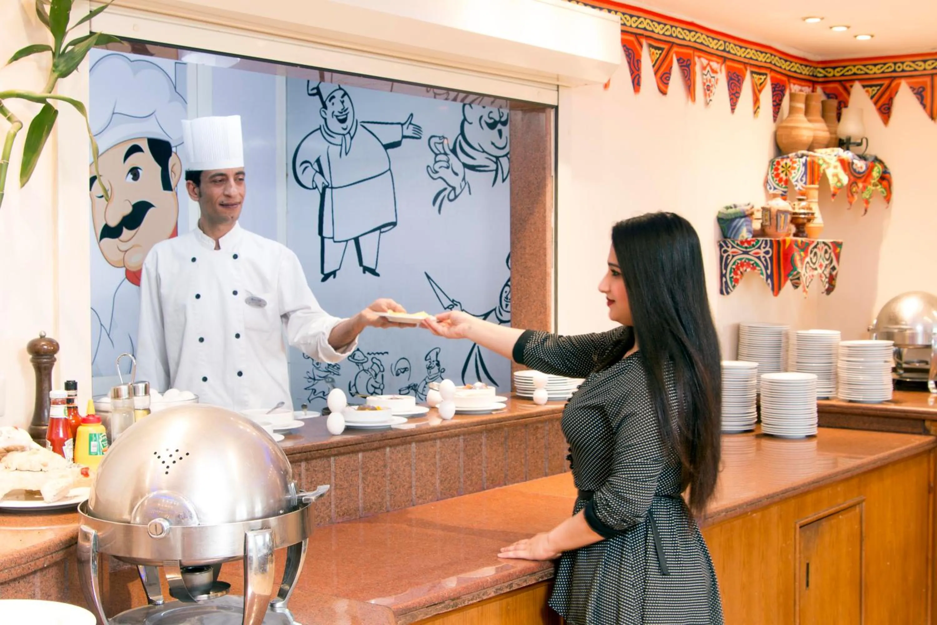 Breakfast in Swiss Inn Nile Hotel