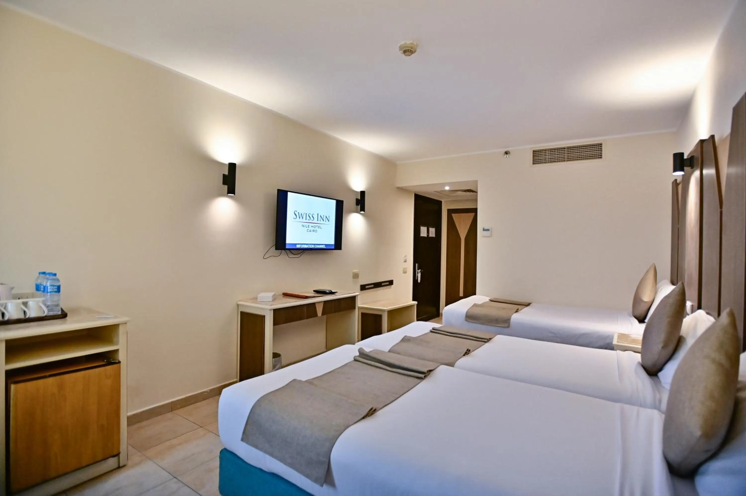 Bed in Swiss Inn Nile Hotel