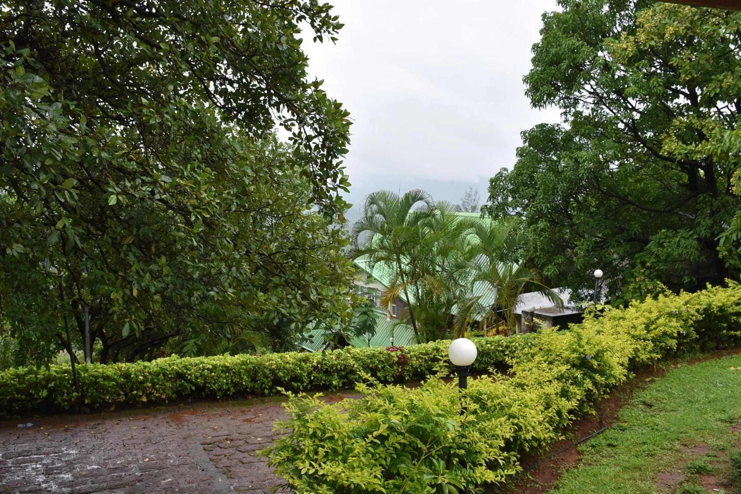 Garden in Wind Chalet