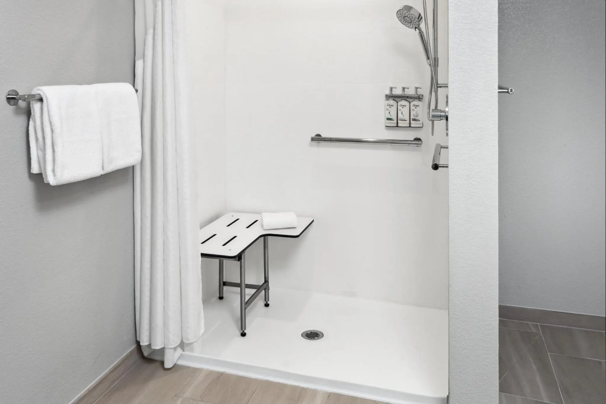 Bathroom in Holiday Inn Express Cleveland Airport - Brook Park by IHG