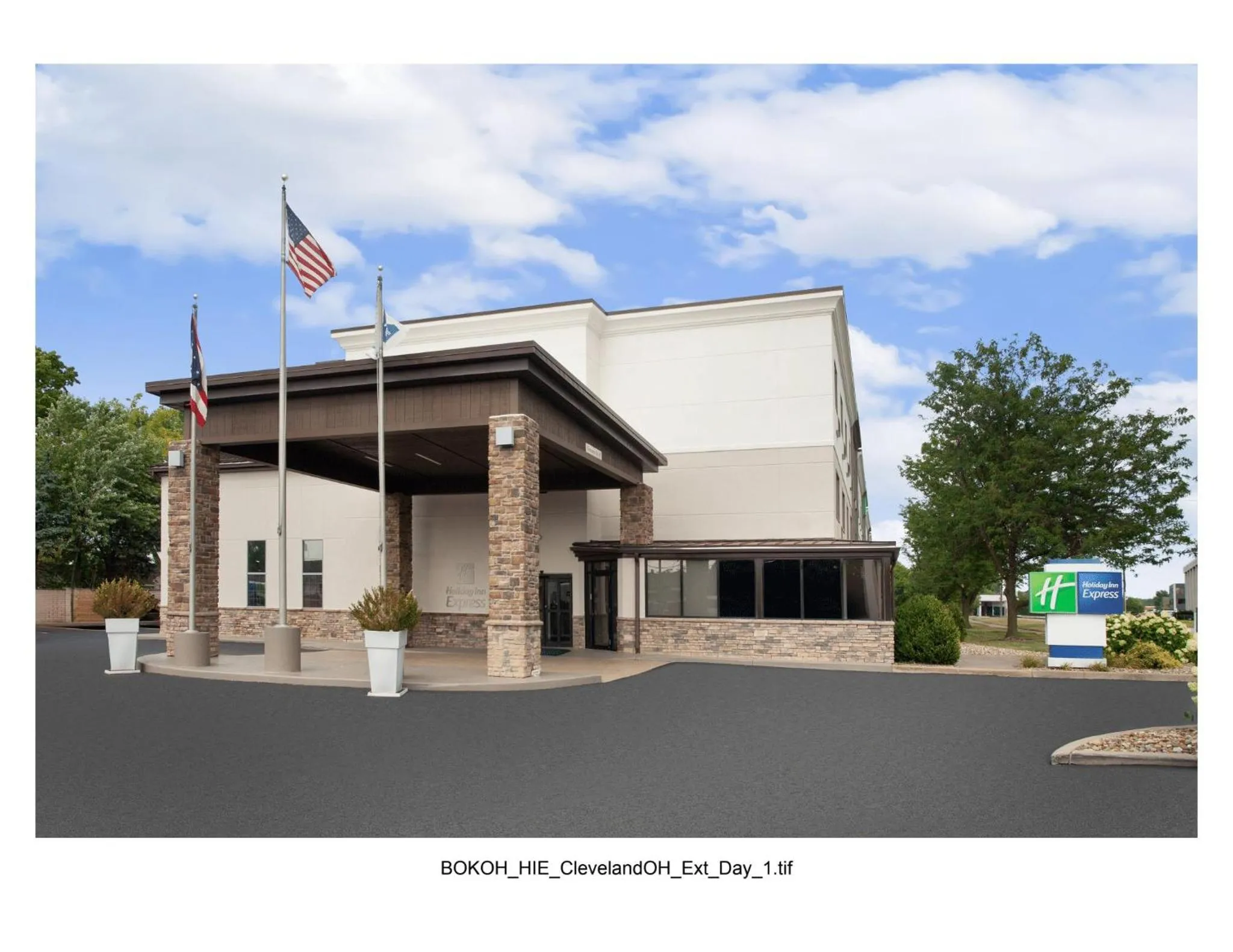 Facade/entrance in Holiday Inn Express Cleveland Airport - Brook Park by IHG